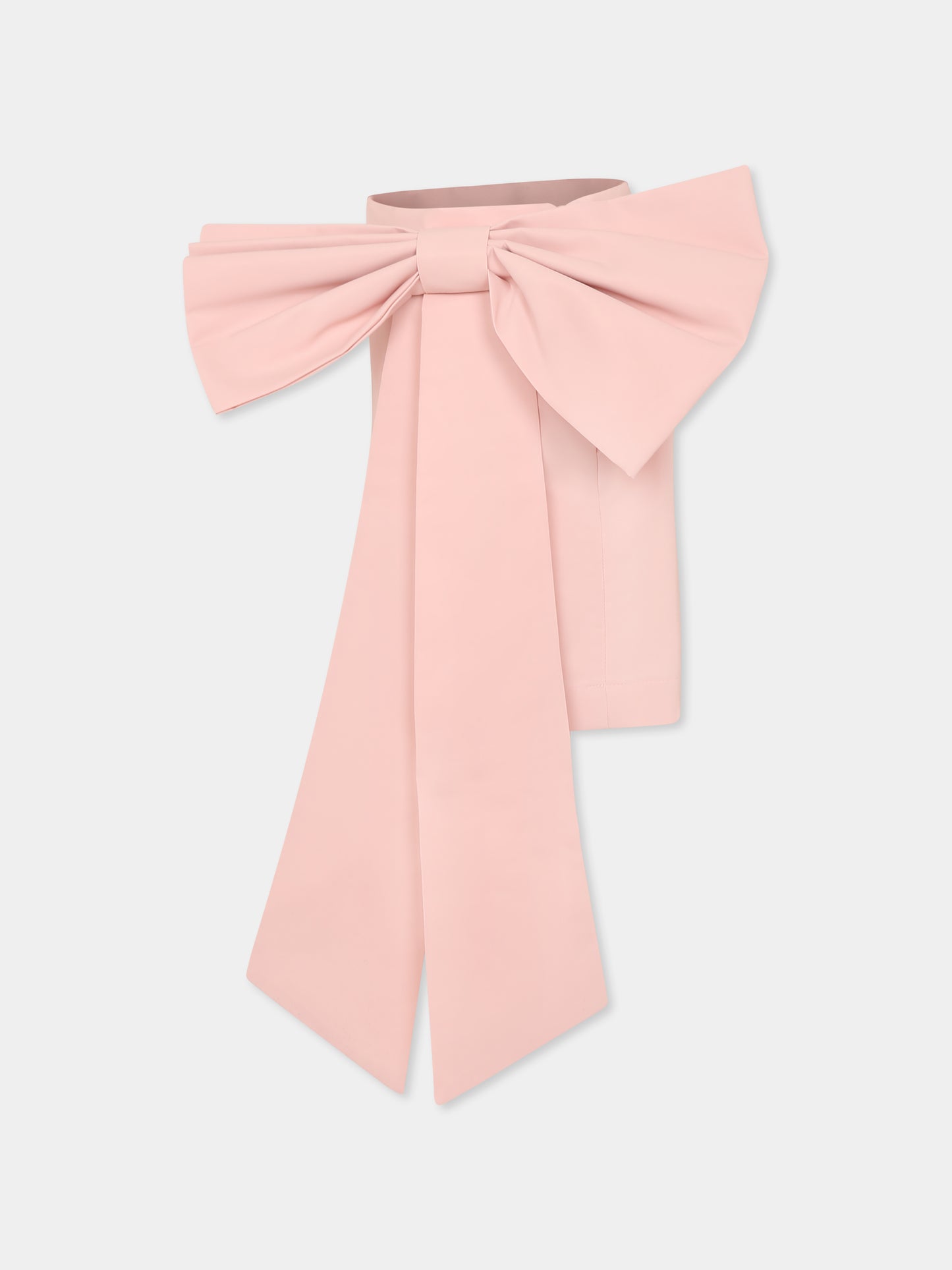 Gonna rosa per bambina con fiocco,Caroline Bosmans,SS25 3018 85 3002
