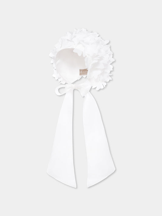 White hat for baby girl