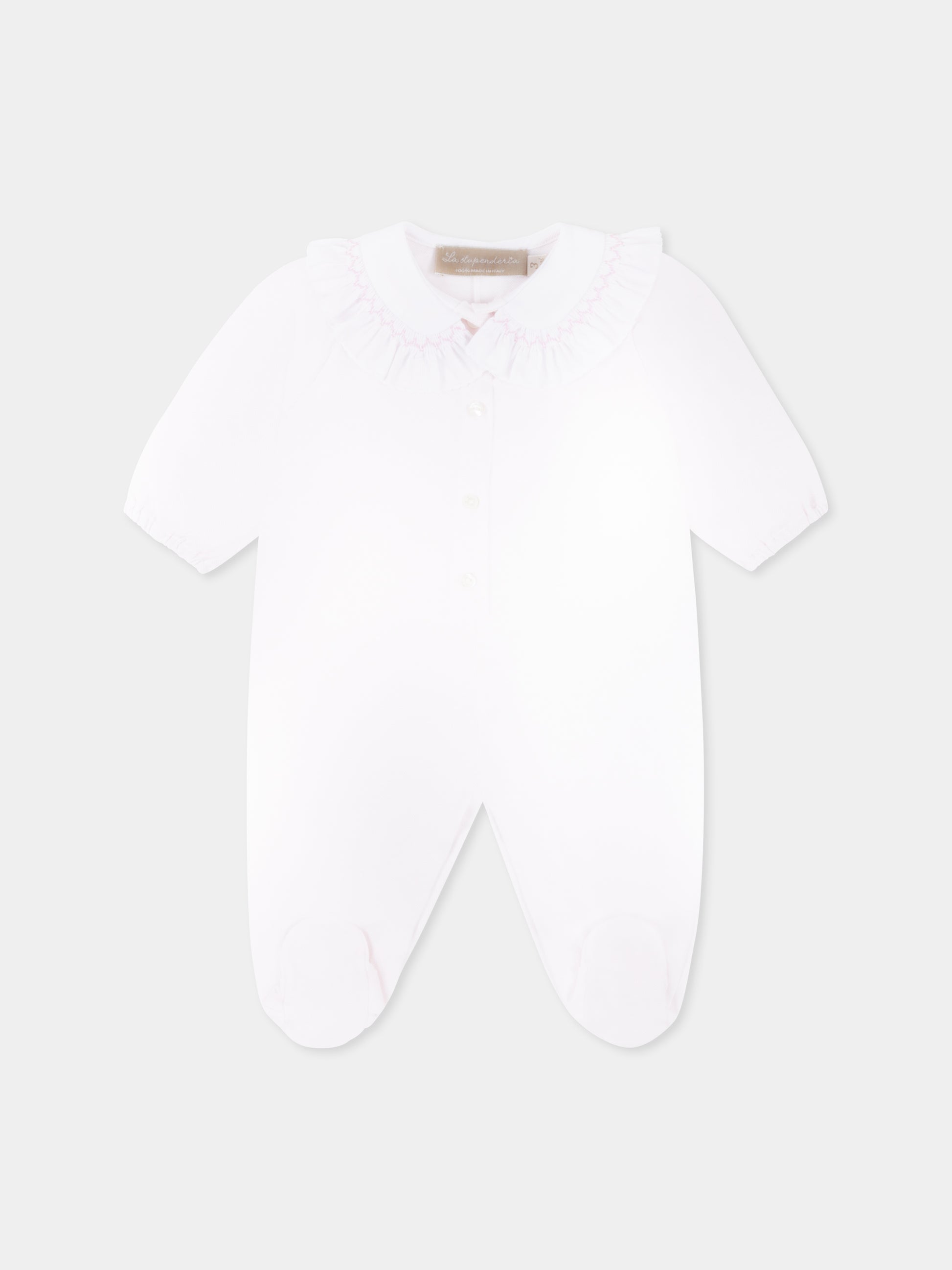 Tutina rosa per neonata,La Stupenderia,TBTT56N03