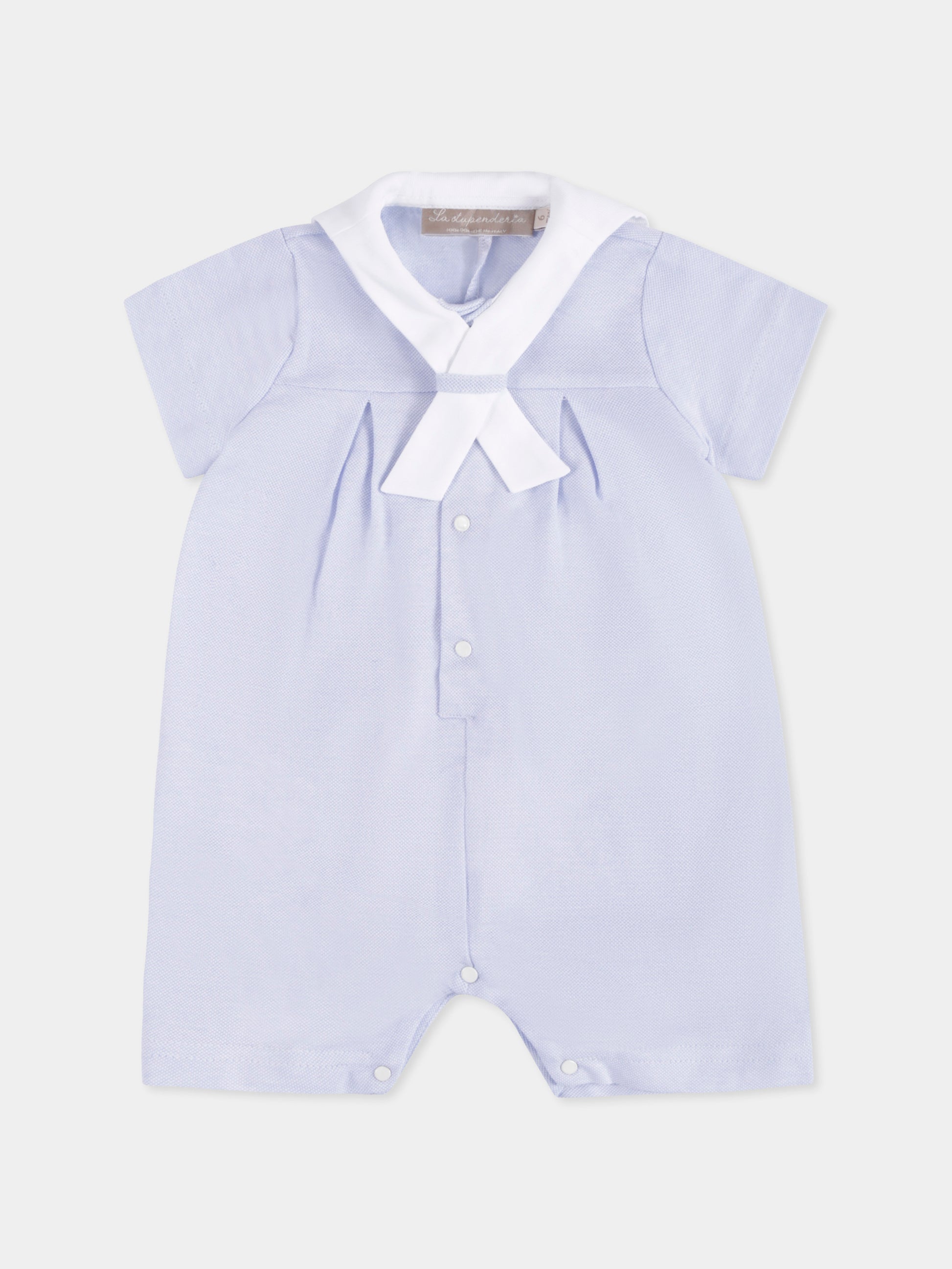 Pagliaccetto celeste per neonato,La Stupenderia,TBTT61N04