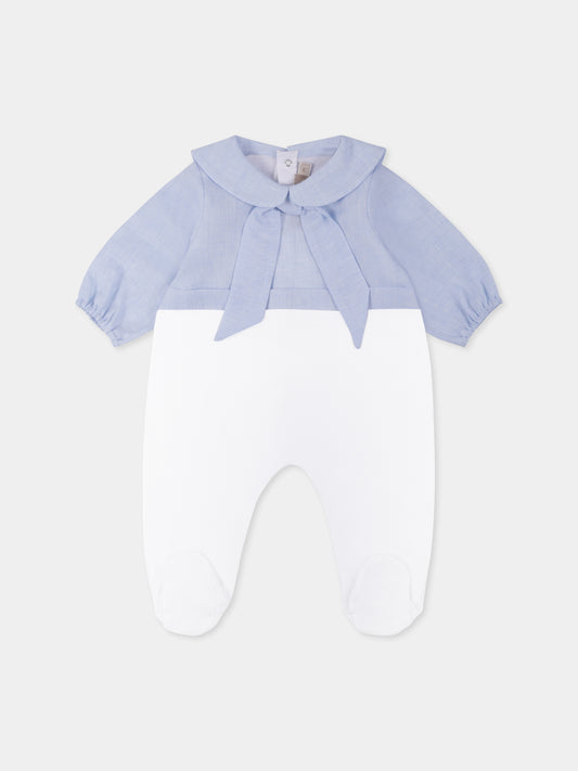 Tutina multicolor per neonato con nodo,La Stupenderia,TBTT57D34