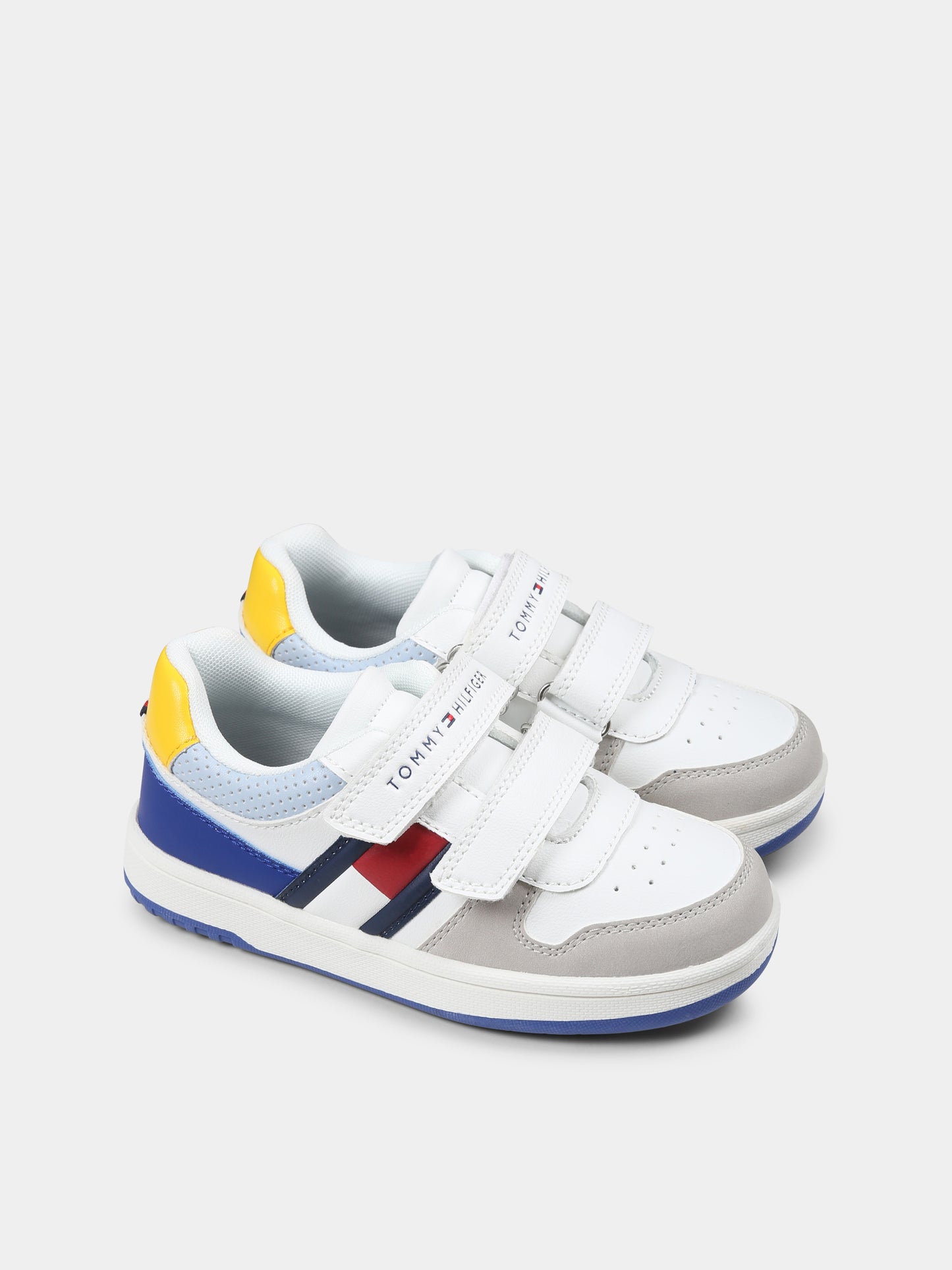 Sneakers multicolor per bambino con logo,Tommy Hilfiger Junior,T1X9 33844 1269Y913