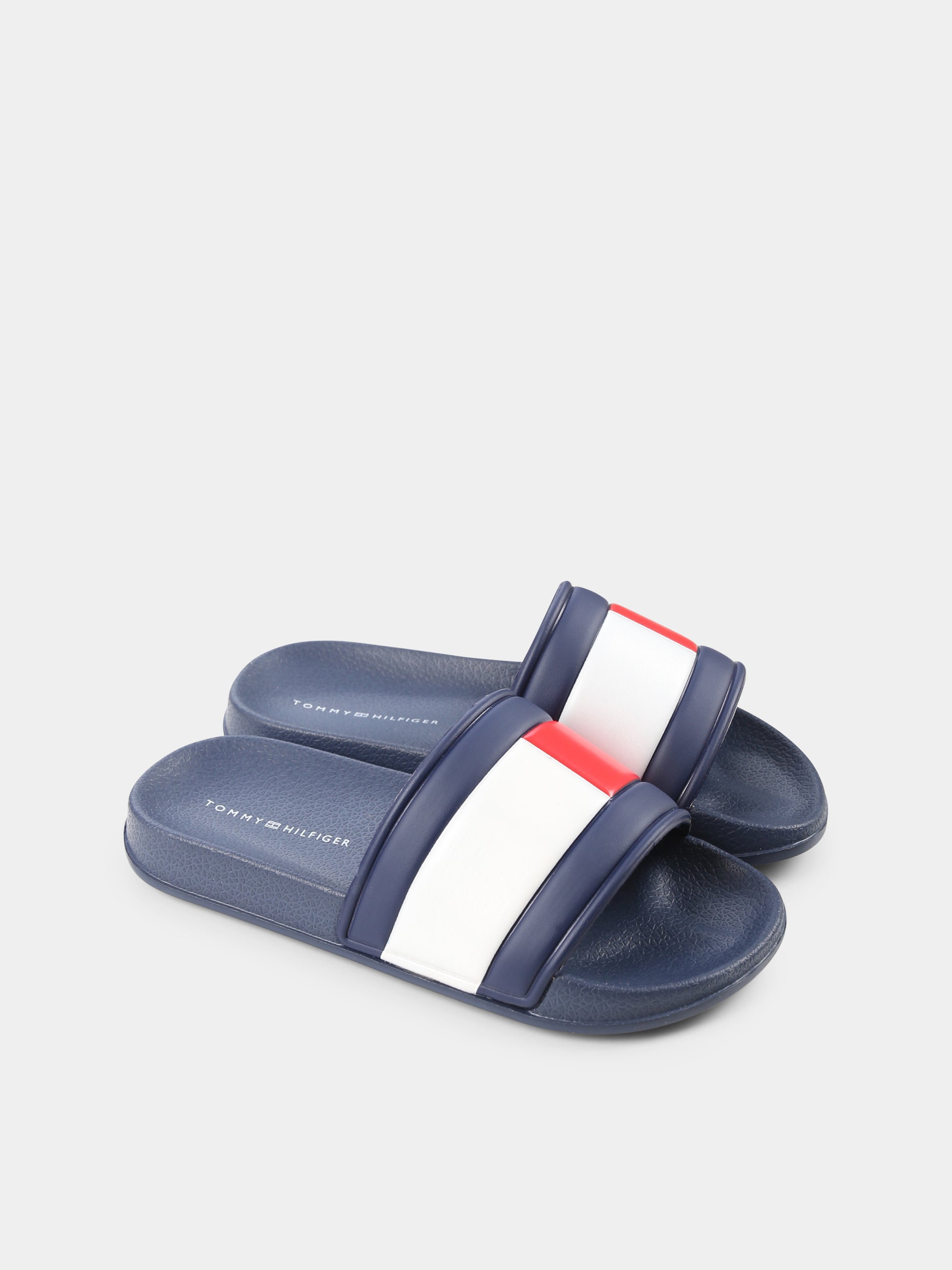 Ciabatte blu per bambino,Tommy Hilfiger Junior,T3X0 33915 1172800J