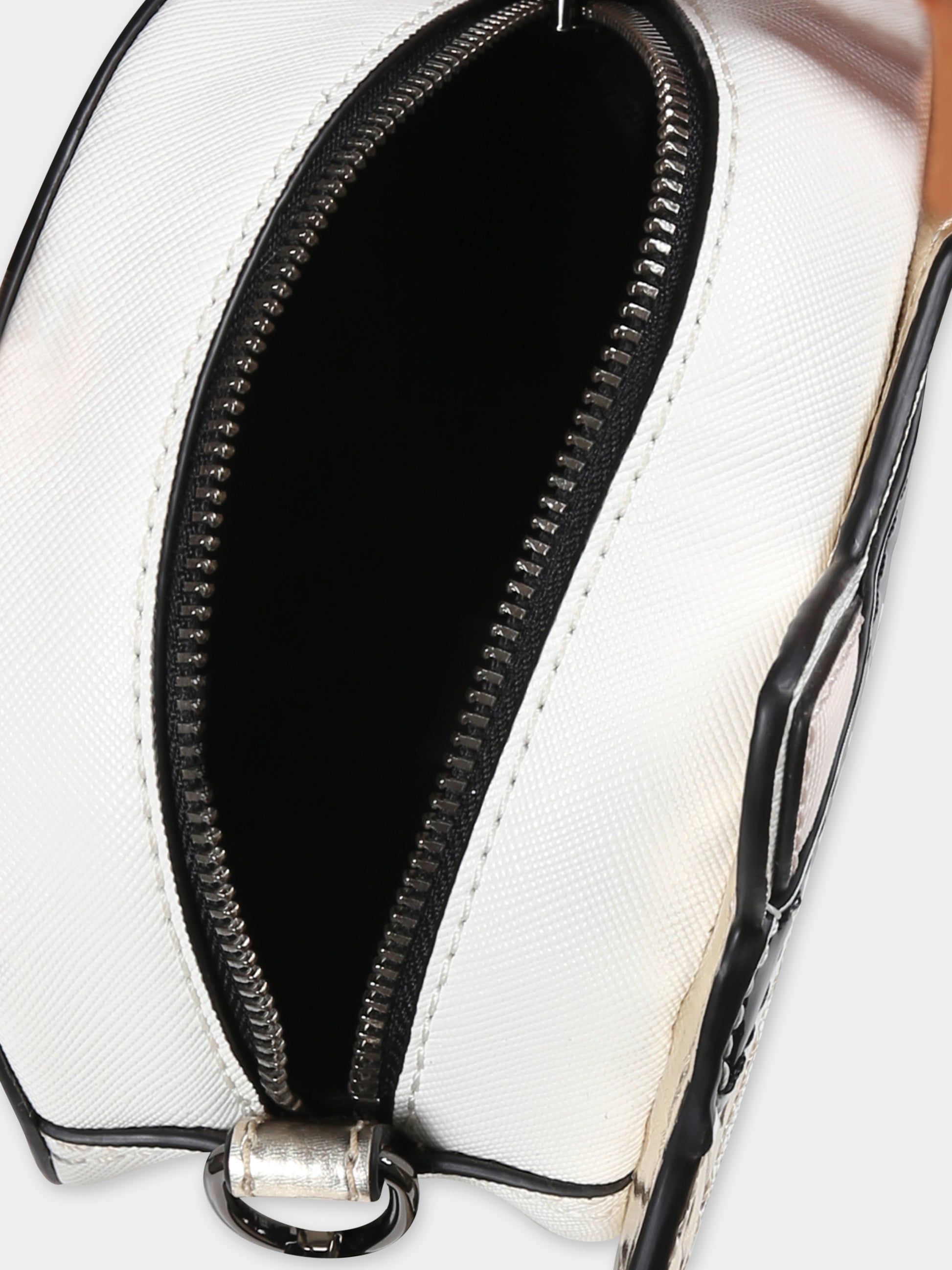 Borsa bianca per bambina con Choupette,Karl Lagerfeld Kids,Z30582 576