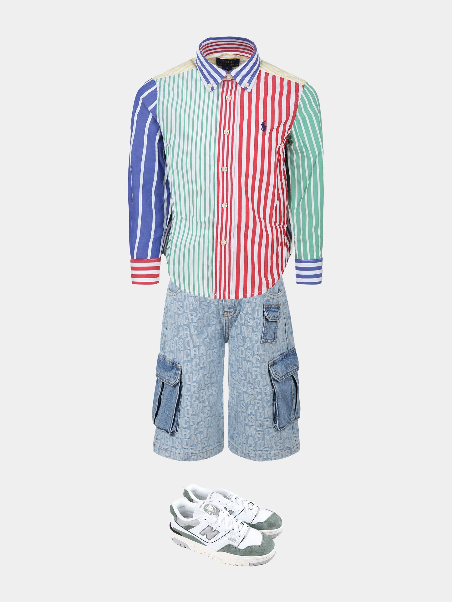 Multicolor shirt for boy with horse