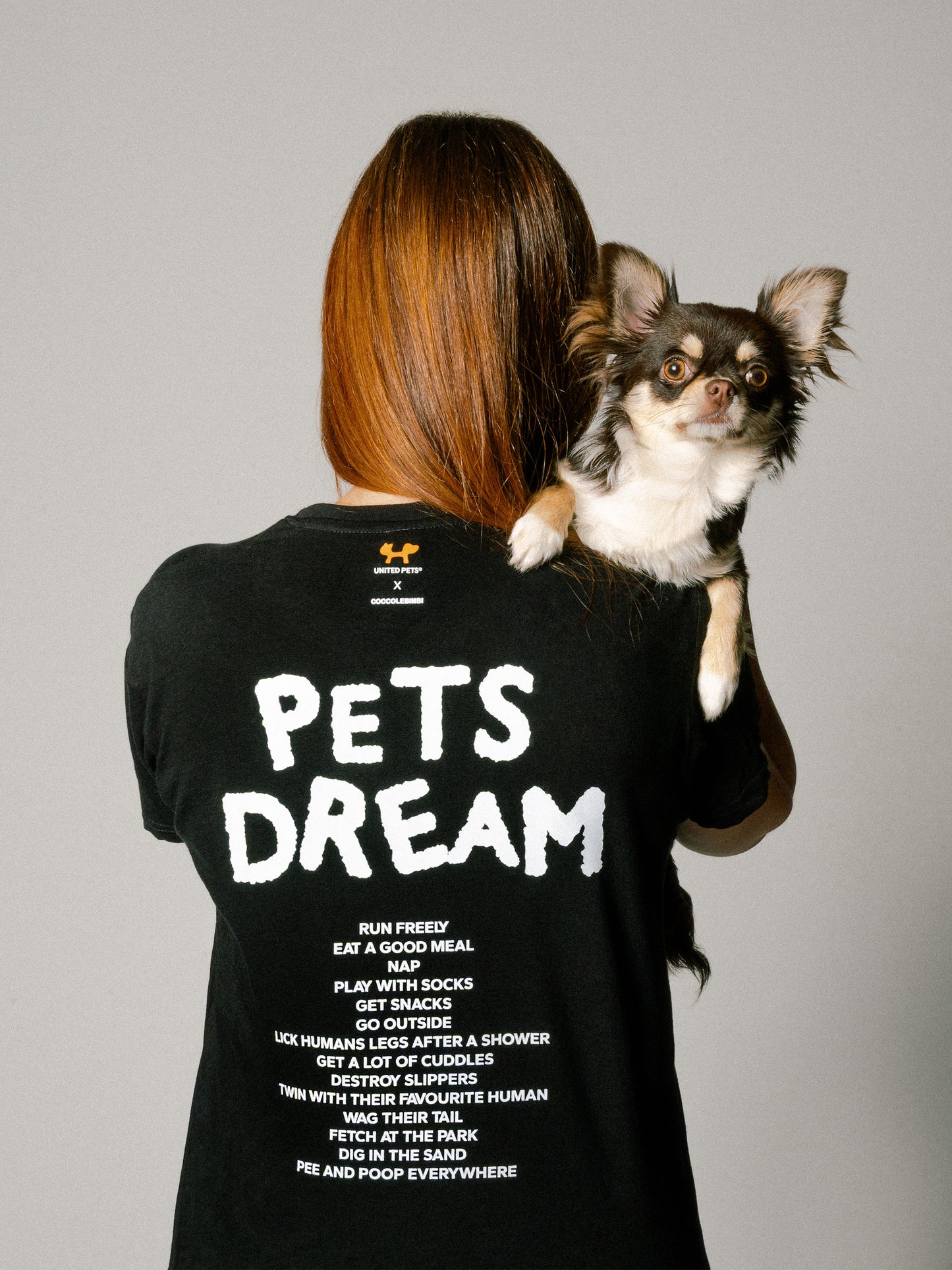 Black Pets Dream t-shirt for kids