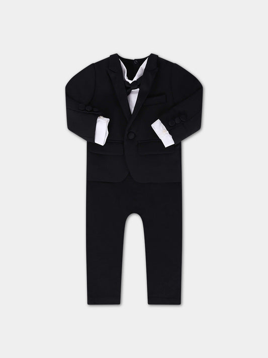 Smoking nero e bianco per neonati,Dsquared2,DQ02FP D000T DQ900