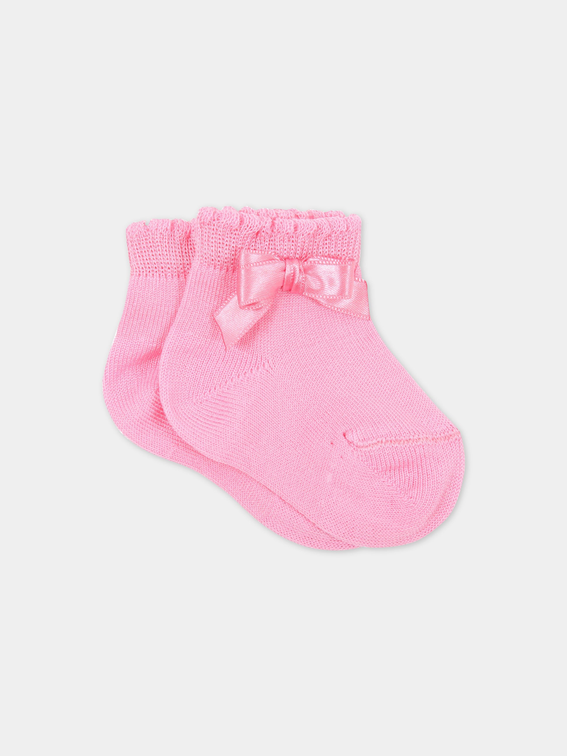Calze fucsia per bambina,Story Loris,8211 R8-T