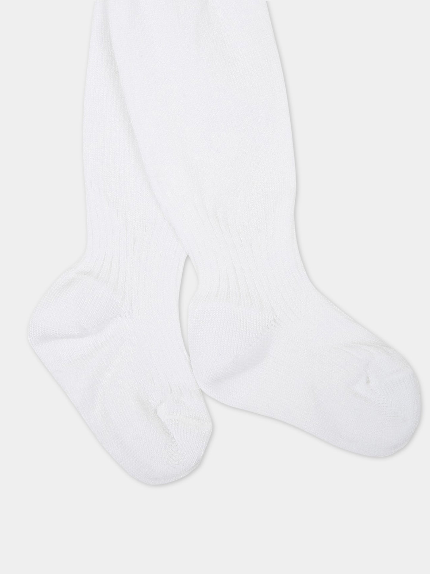 Collant bianchi per neonati,Story Loris,19016 X0