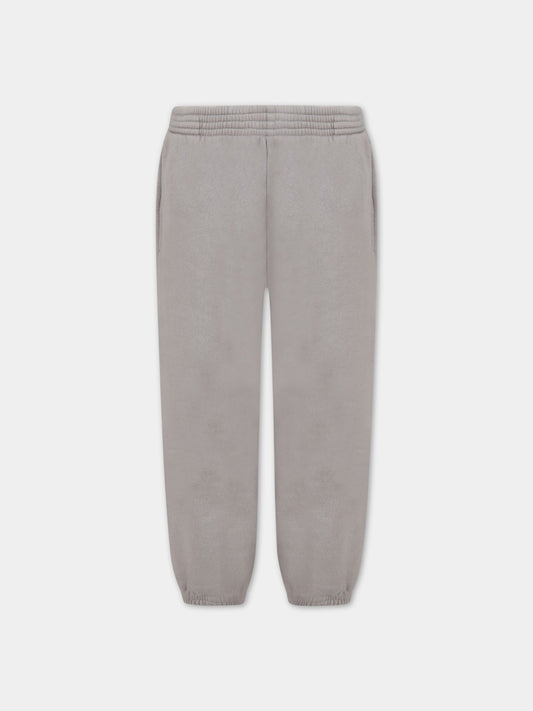 Pantalone grigio per bambini,Balenciaga,621788 TKVC4 8174