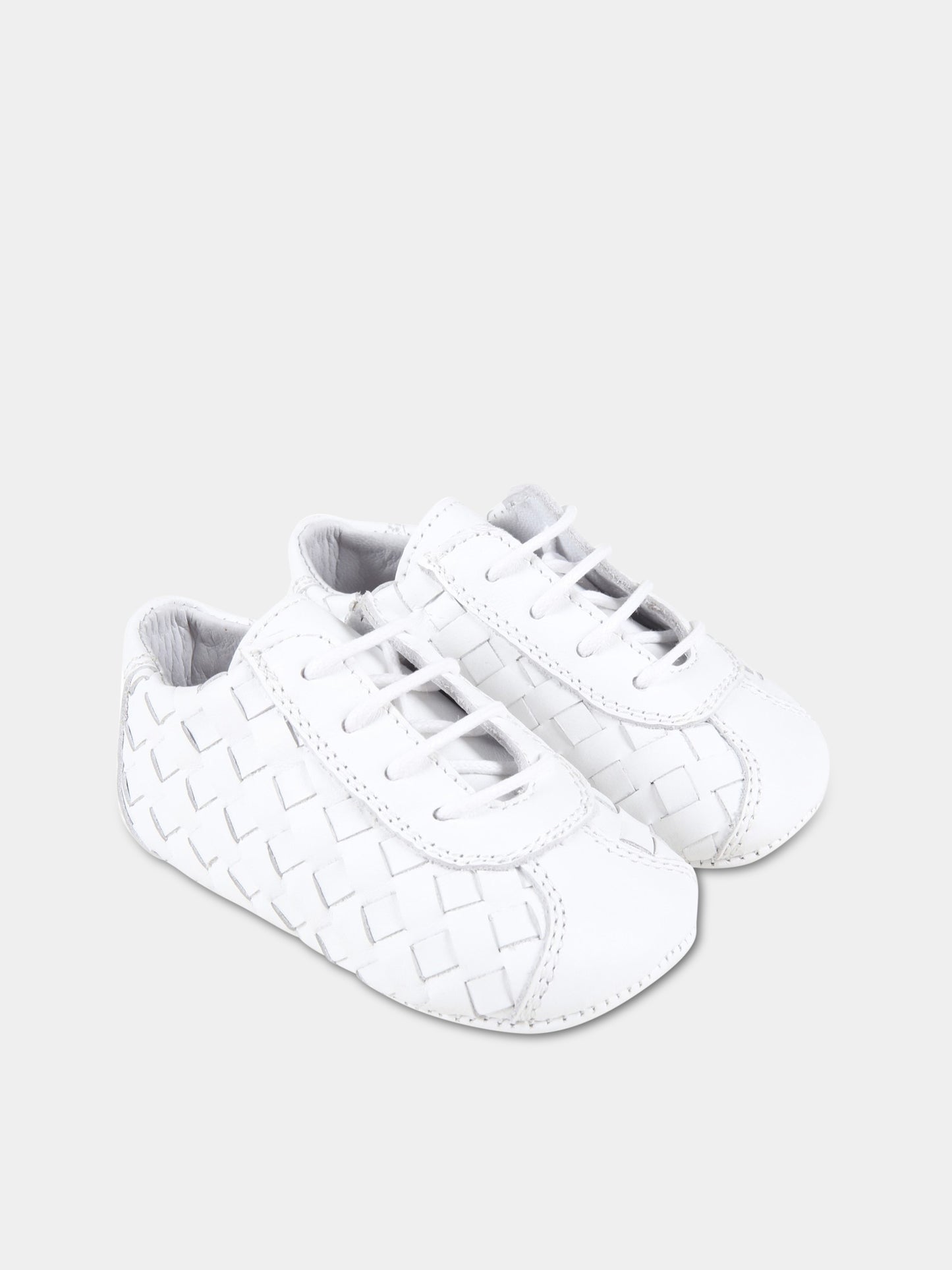 Scarpe bianche da culla per neonati,Gallucci Kids,C00038AM337100