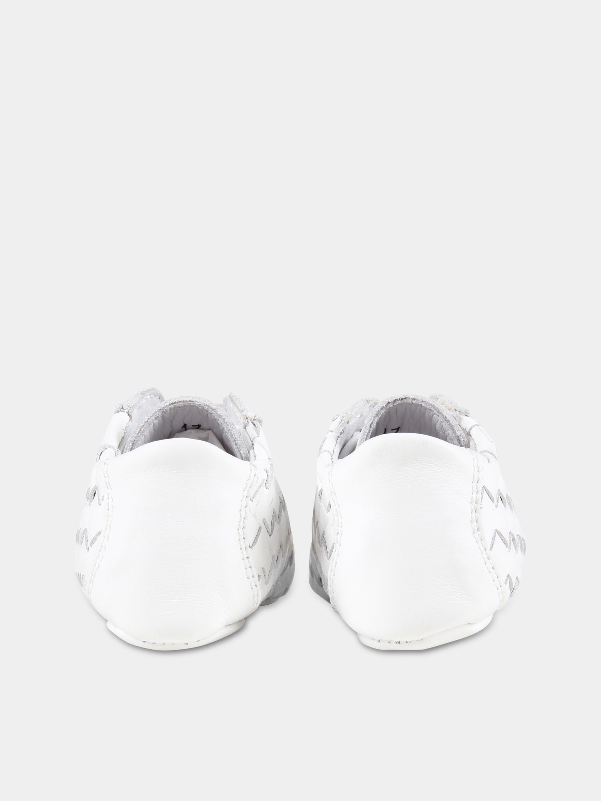 Scarpe bianche da culla per neonati,Gallucci Kids,C00038AM337100