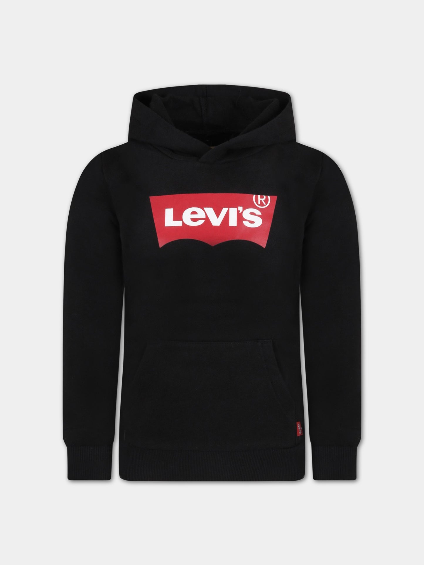 Felpa nera per bambini con logo,Levi's Kids,21WMLKE8778 023
