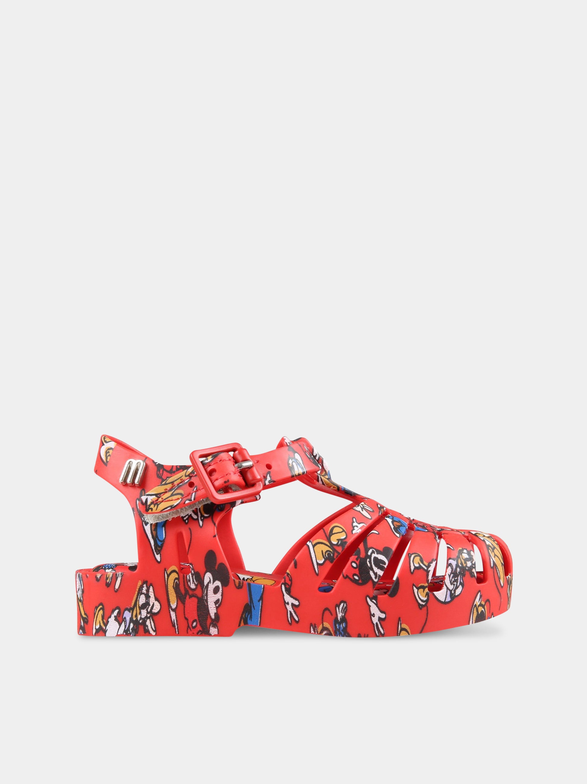 Sandali rossi per bambino con personaggi Disney,Mini Melissa,33445 54093