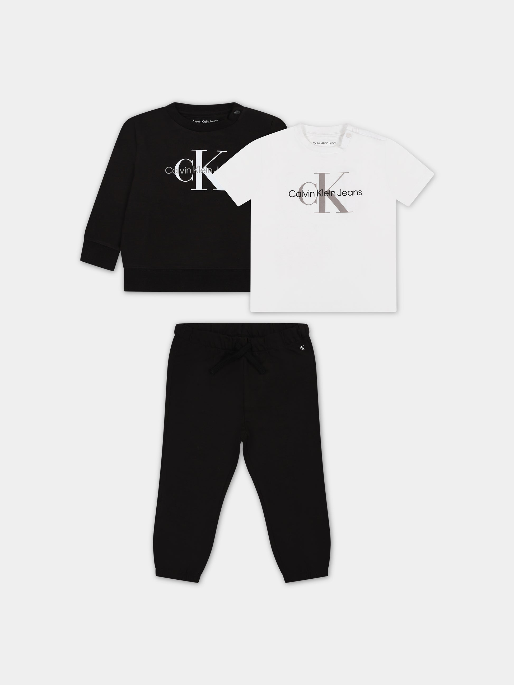 Set multicolor per neonati con logo,Calvin Klein Kids,CKIN0IN00011 BEH