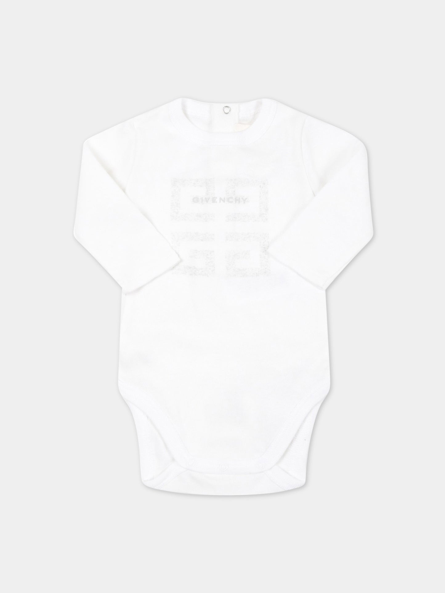 Set bianco per neonati con cuori,Givenchy Kids,H98154 10B