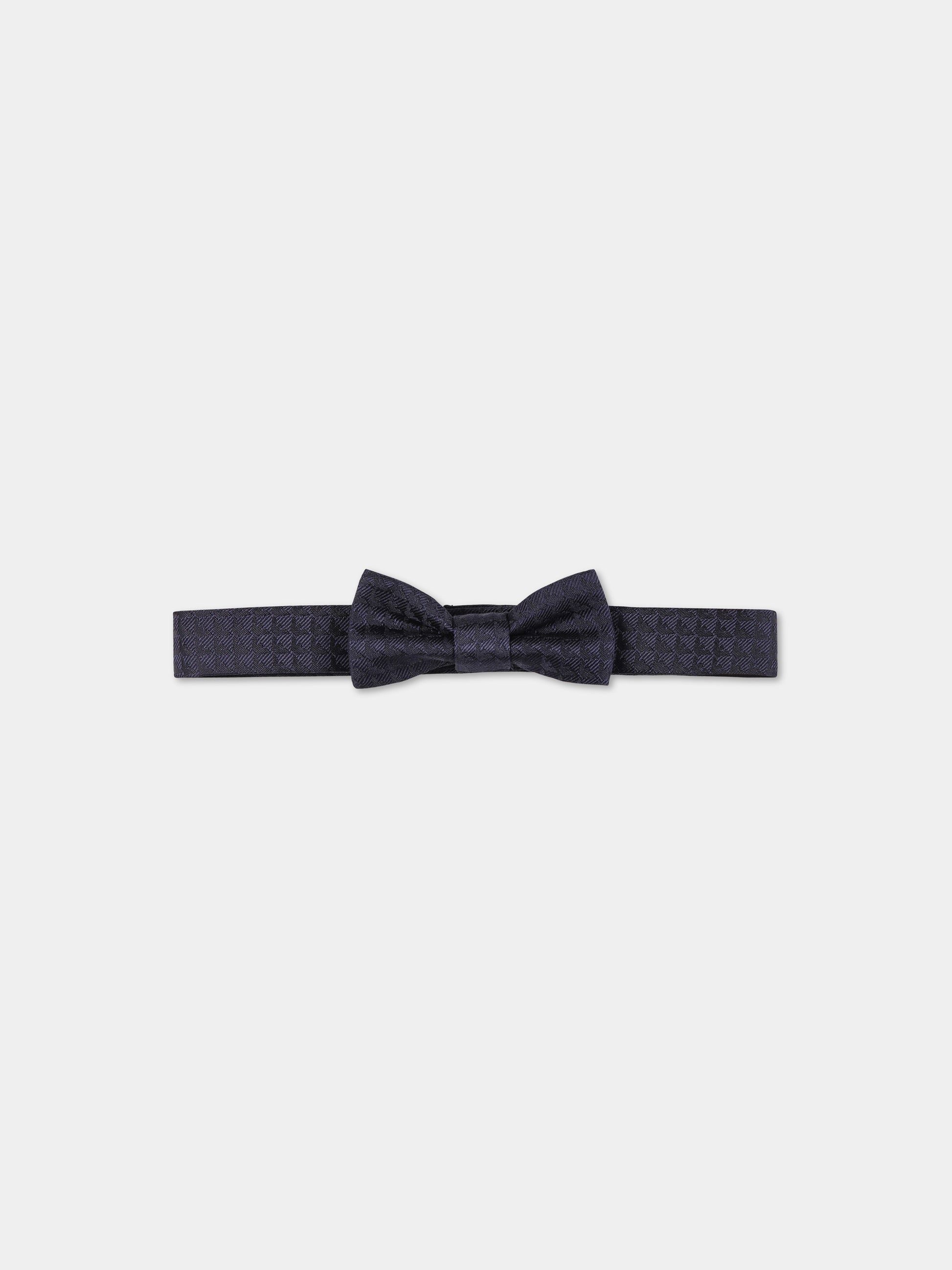 Papillon blu per neonato con iconico aquilotto,Armani Junior,409322 3R475 00036