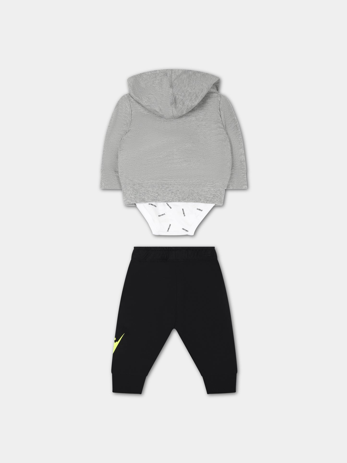 Completo multicolor per neonato con logo,Nike,5UF323 023