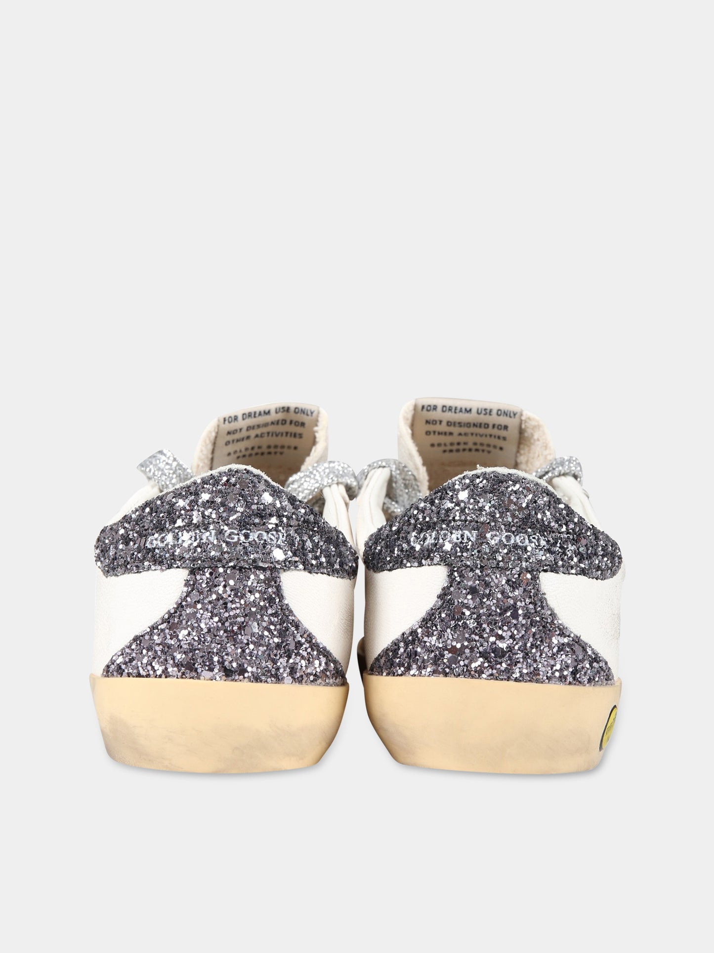 Sneakers bianche per bambina con stella,Golden Goose,GYF00102 F004344 15447