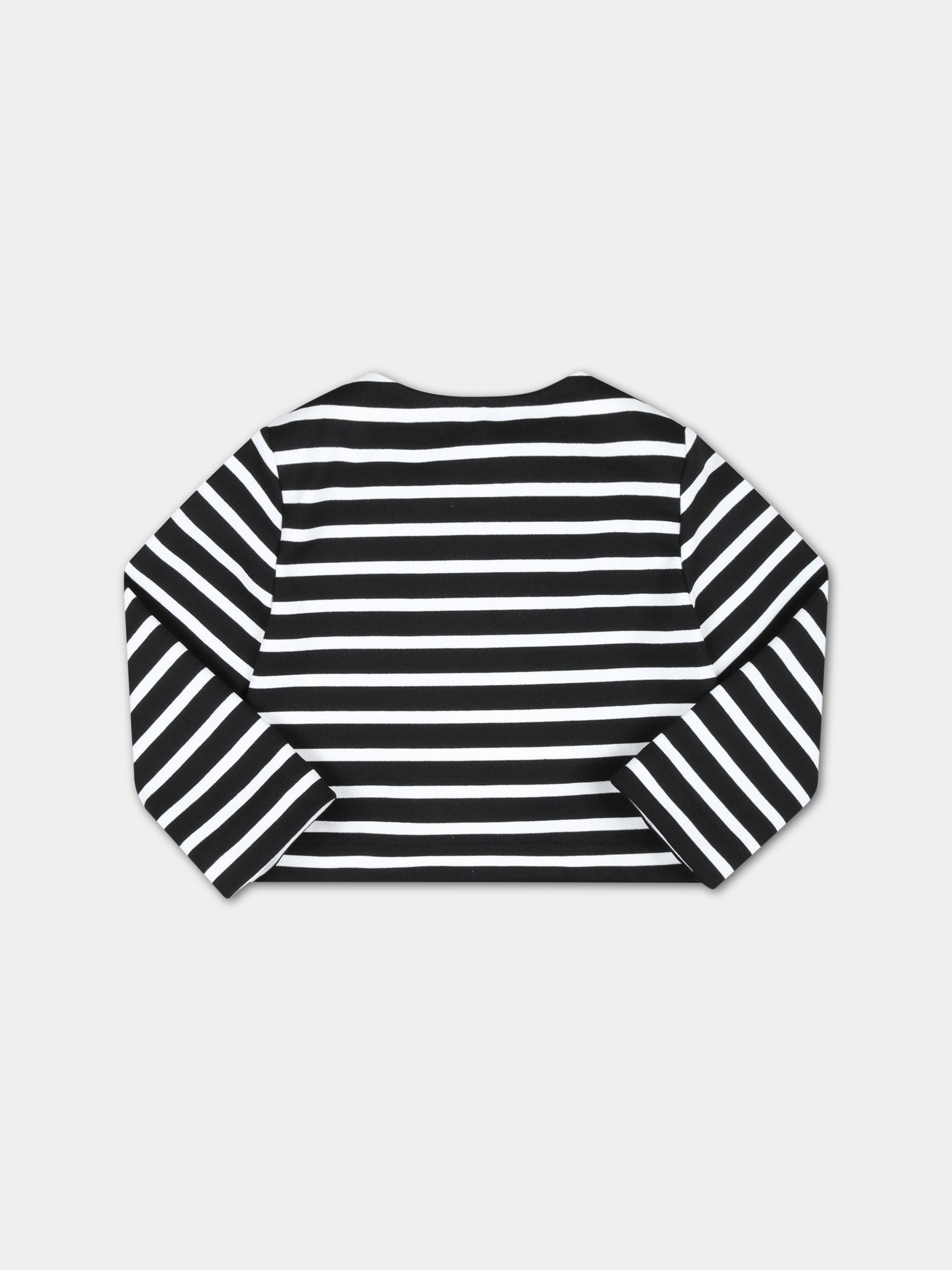 Giacca multicolor per neonata con iconici bottoni,Balmain Kids,BS2014 J0243 100NE