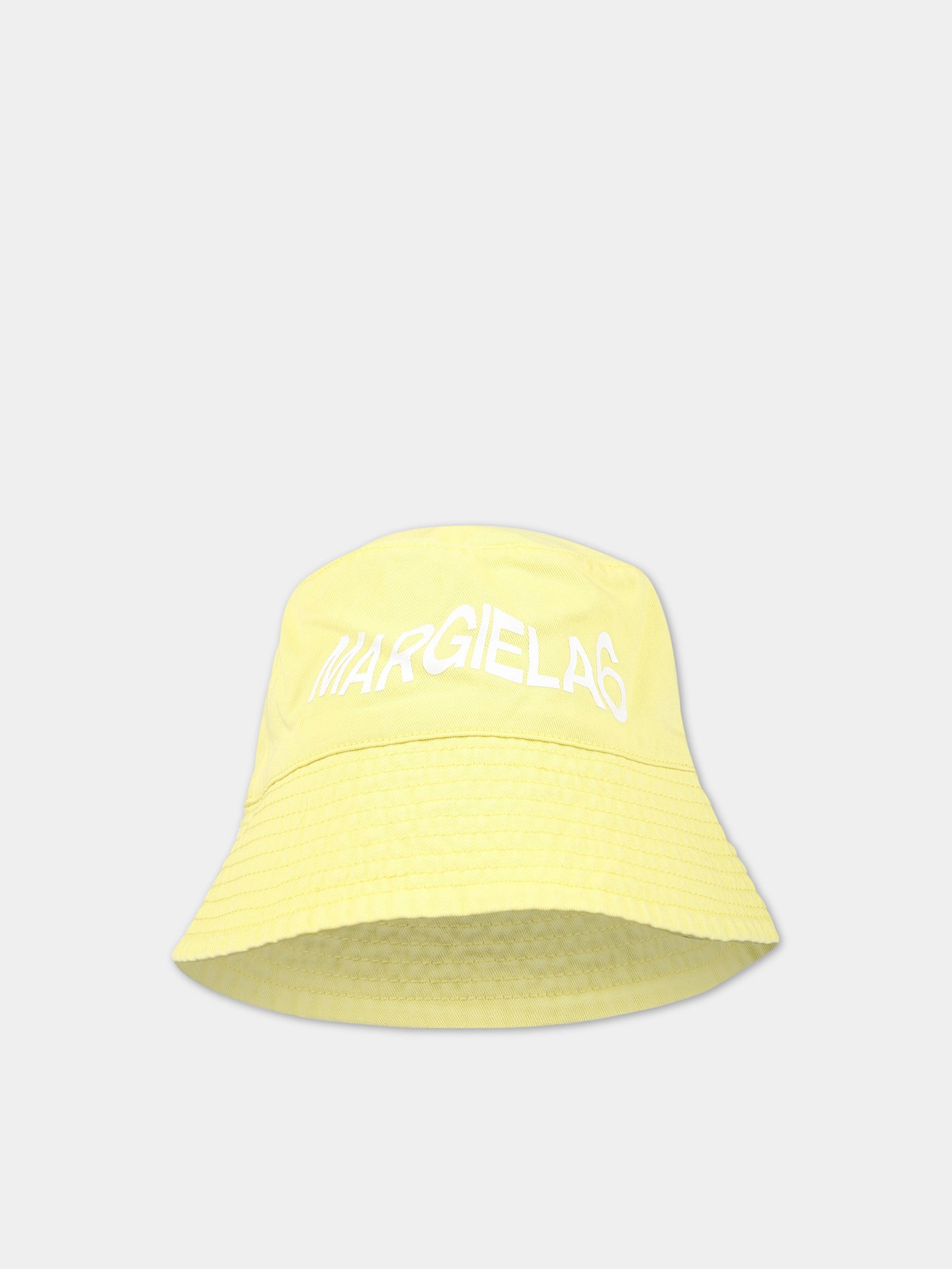 Cloche gialla per bambino con logo,Mm6 Maison Margiela,M60367 MM025 M6203