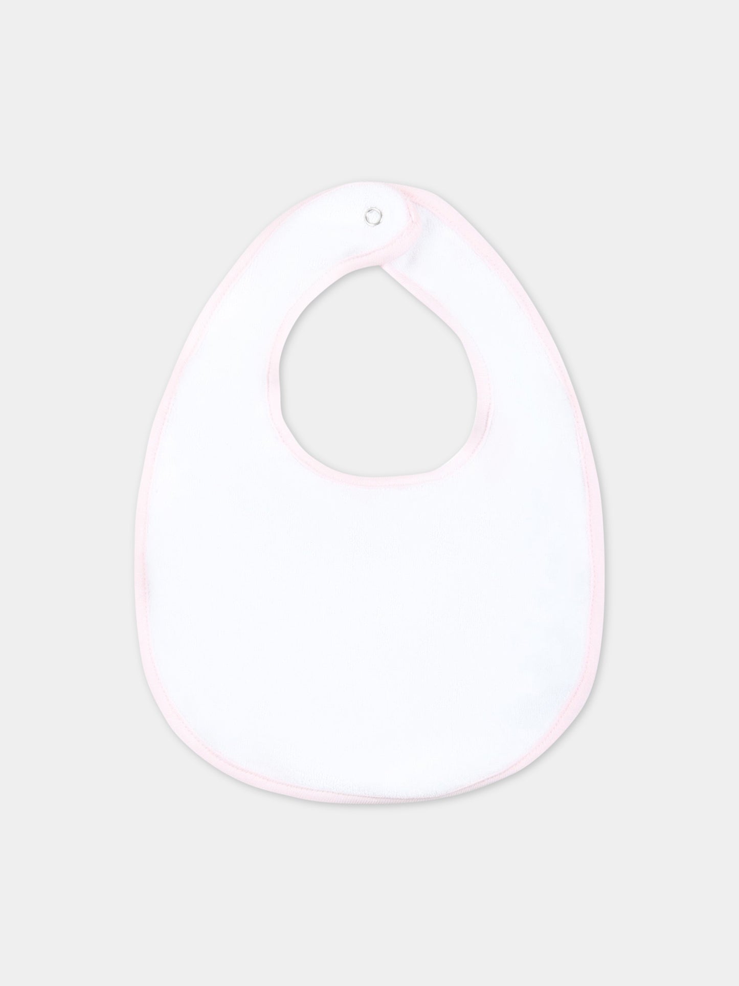 Set bianco per neonata con logo rosa,Missoni,MSB019 J0177 100RS