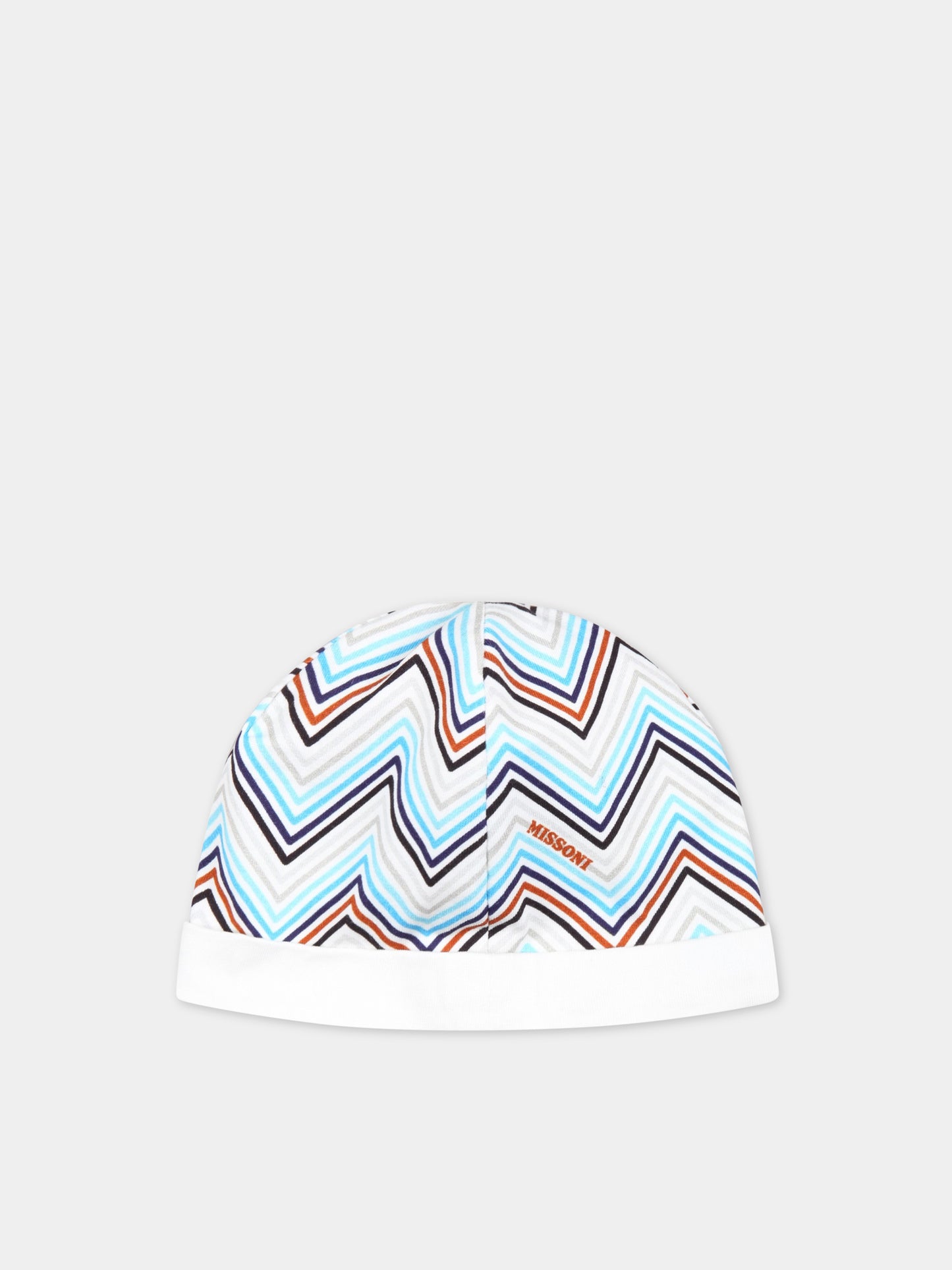 Set bianco per neonato con motivo a chevron,Missoni,MSB029 J0273 100BL