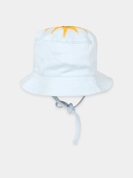 Cloche celeste per neonati con stampa sole,Molo,7S23T203B 8068