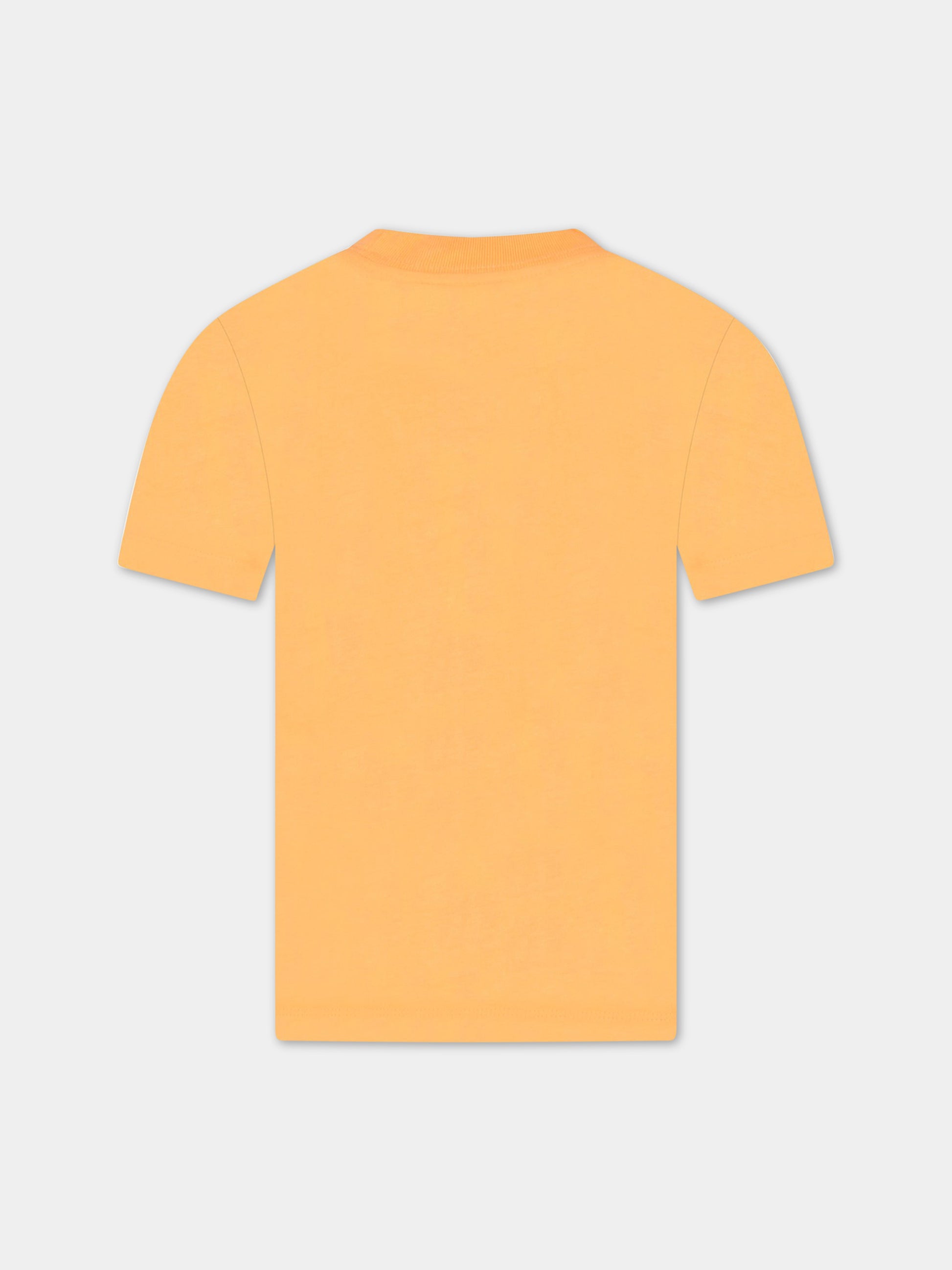 T-shirt arancione per bambini con smile,Molo,6S23A206 8709