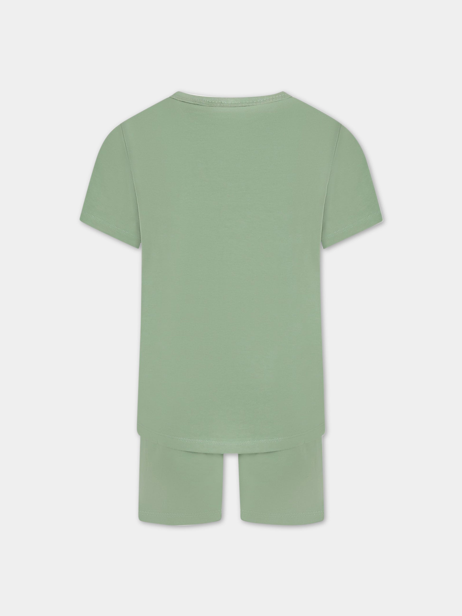 Pigiama verde per bambino con smile,Molo,6S23R401 8729