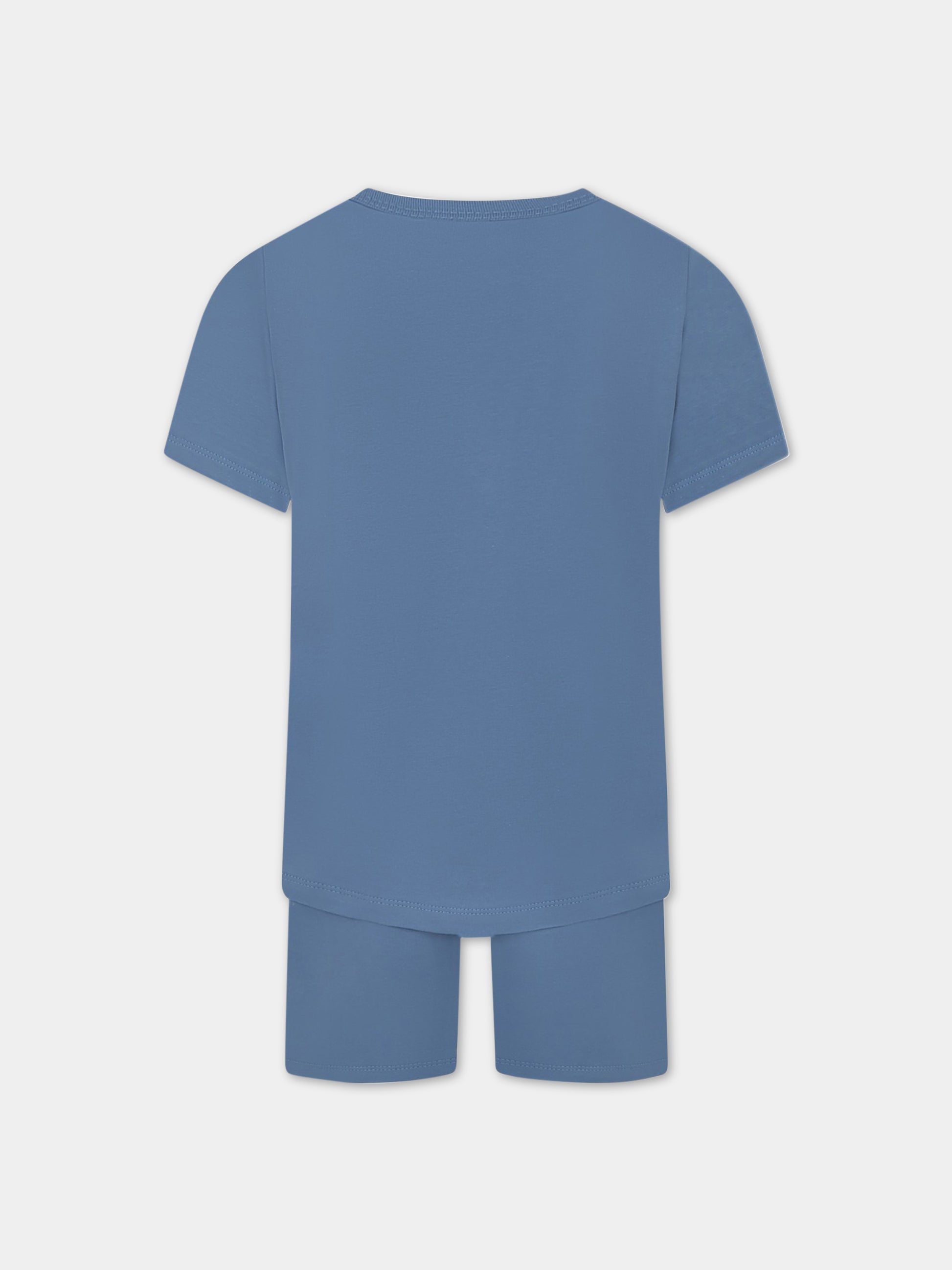 Pigiama blu per bambino con smile,Molo,6S23R401 8724