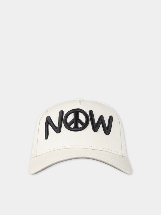 Cappello beige per bambino con scritta Now,Molo,7S23T304 8718