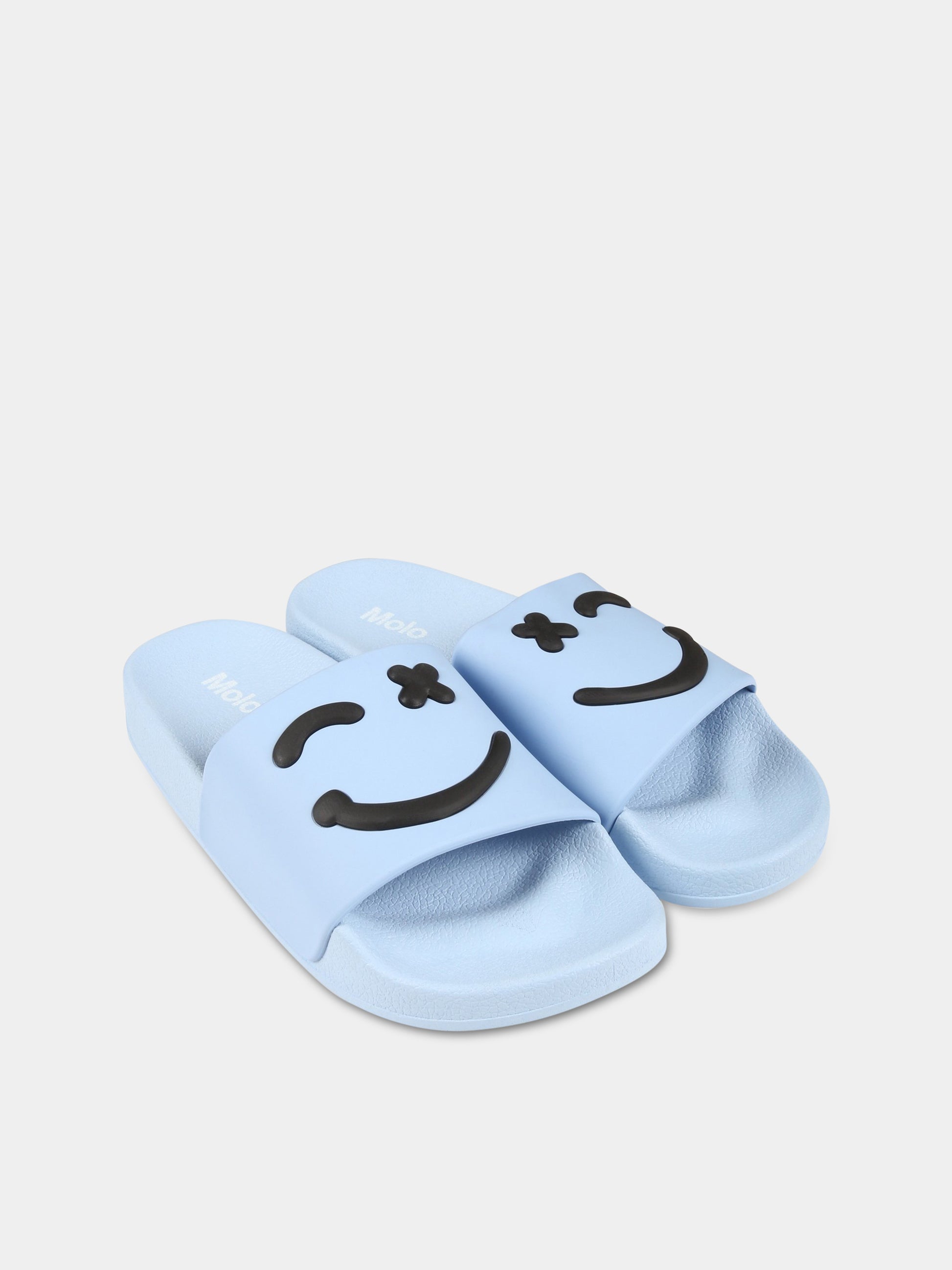 Sandali celesti per bambino con smile,Molo,7S23U202 8670