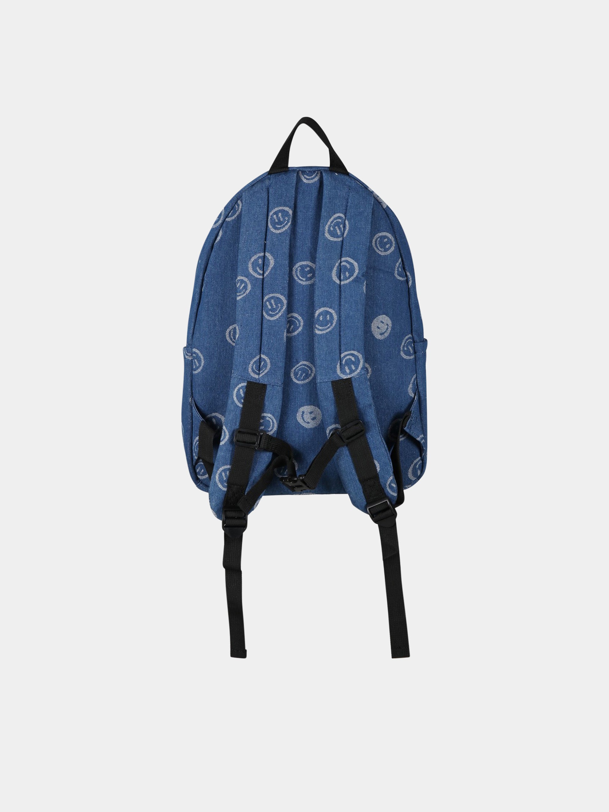 Zaino blu per bambino con smiley,Molo,7S23V206 6791