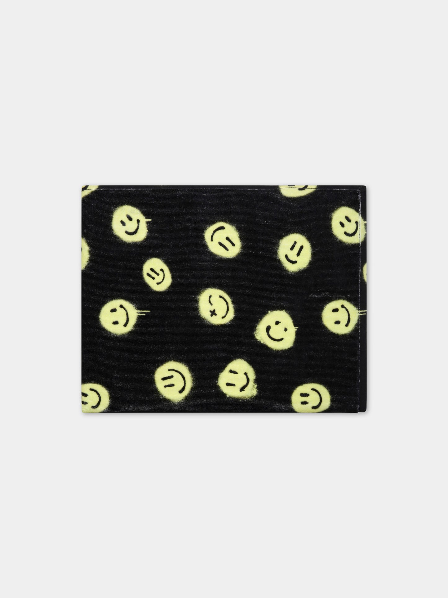 Telo mare nero per bambino con smiley,Molo,7S23Y101 6708