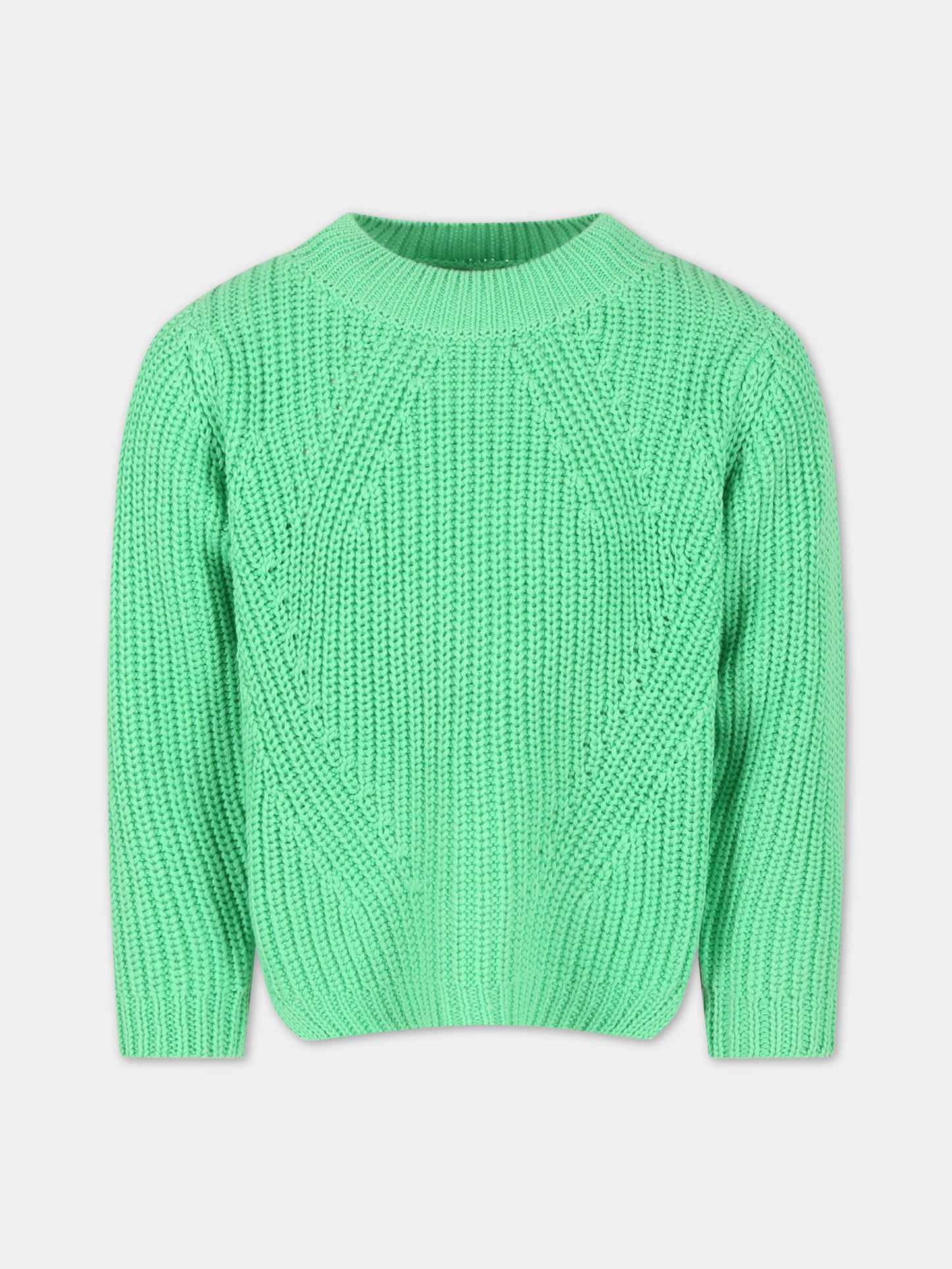 Maglione verde per bambina,Molo,2S23K203 8713
