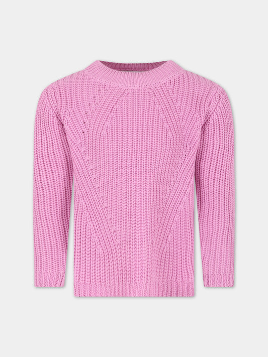 Maglione rosa per bambina,Molo,2S23K203 8706