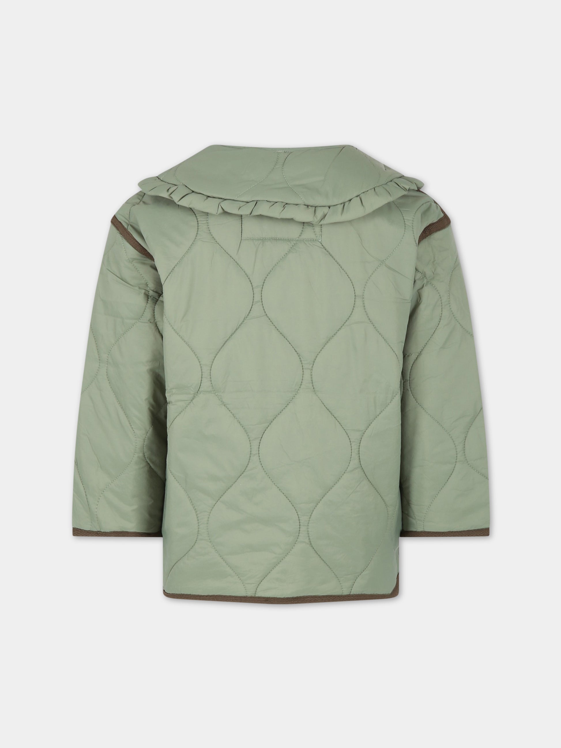 Piumino verde per bambina,Molo,5S23M325 8729