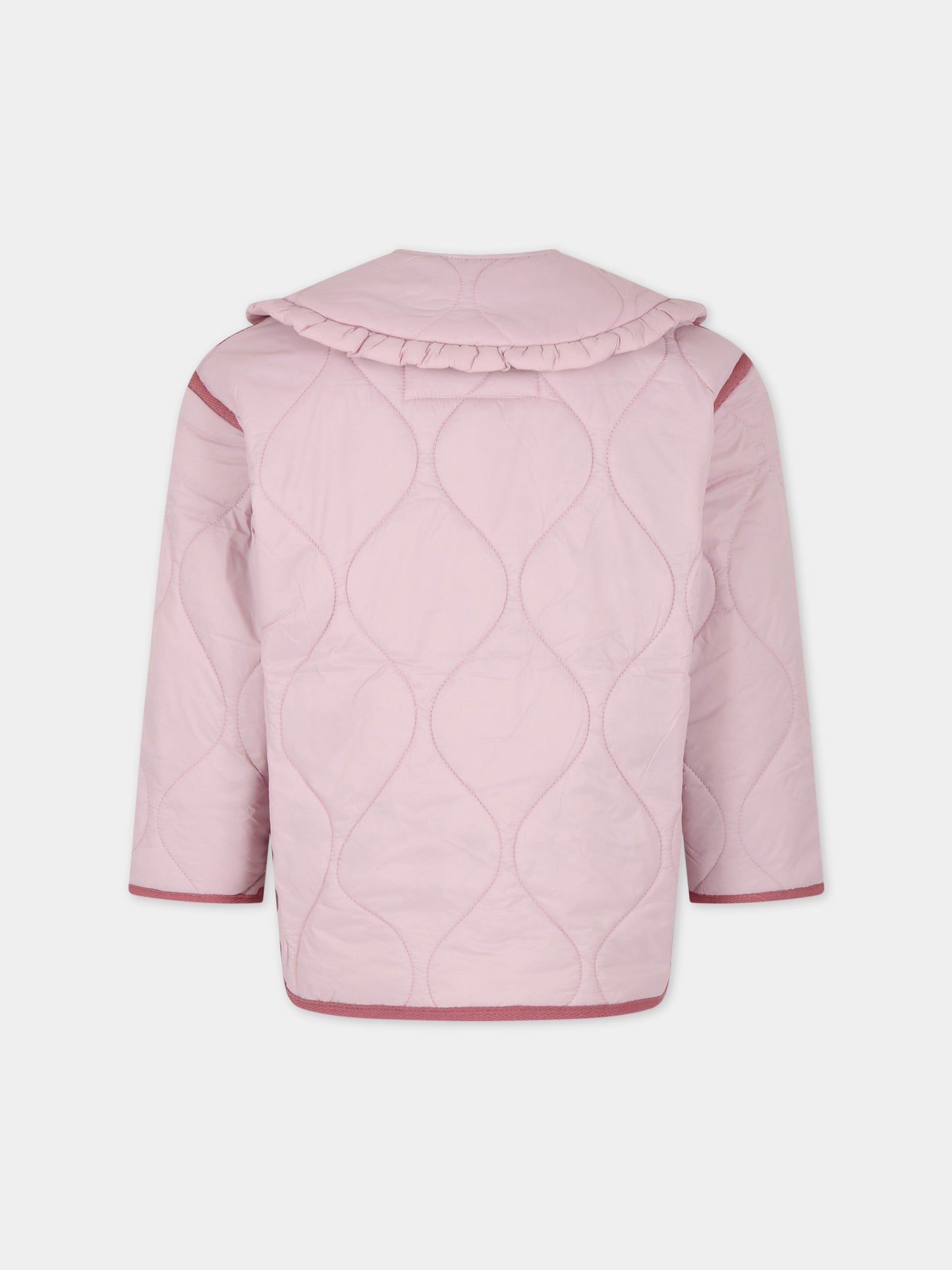 Piumino rosa per bambina,Molo,5S23M325 8333