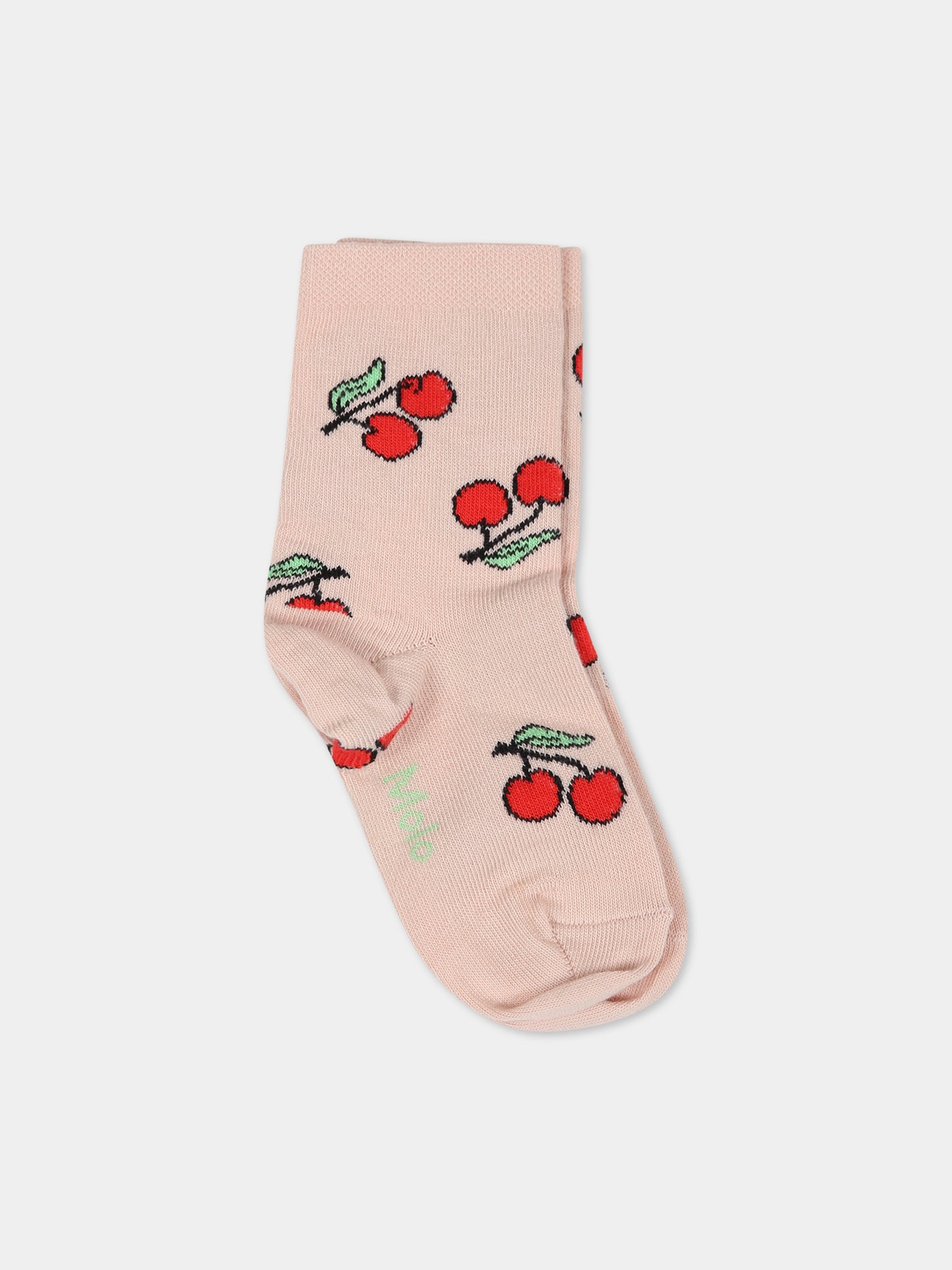 Set multicolor per bambina con ciliegie e lurex,Molo,7S23G104 8151