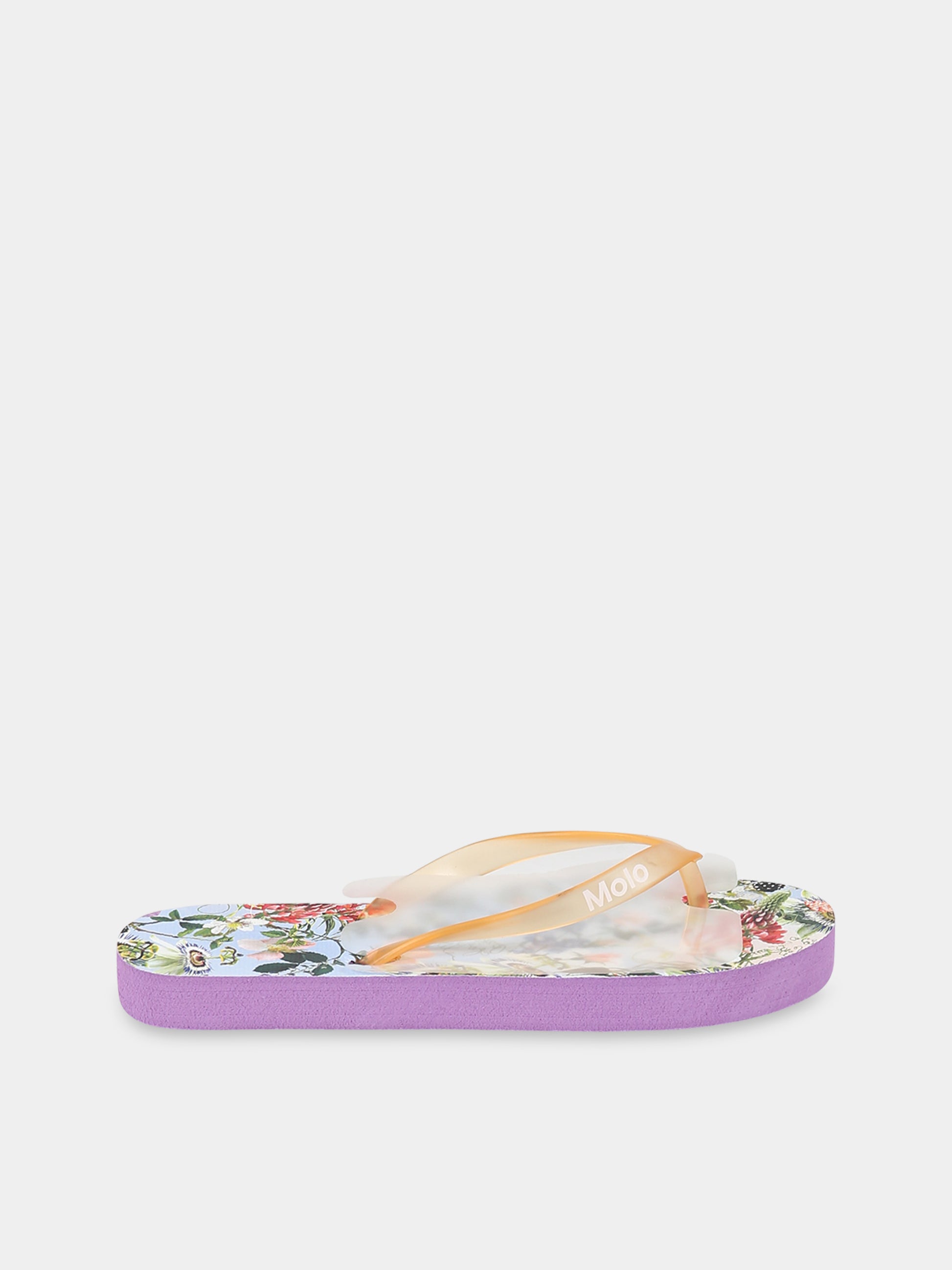 Infradito multicolor per bambina con logo,Molo,7S23U201 6682
