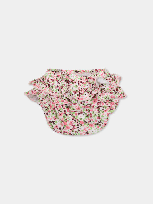 Slip-mare multicolor per neonata con stampa floreale,Molo,8S23P301 6681