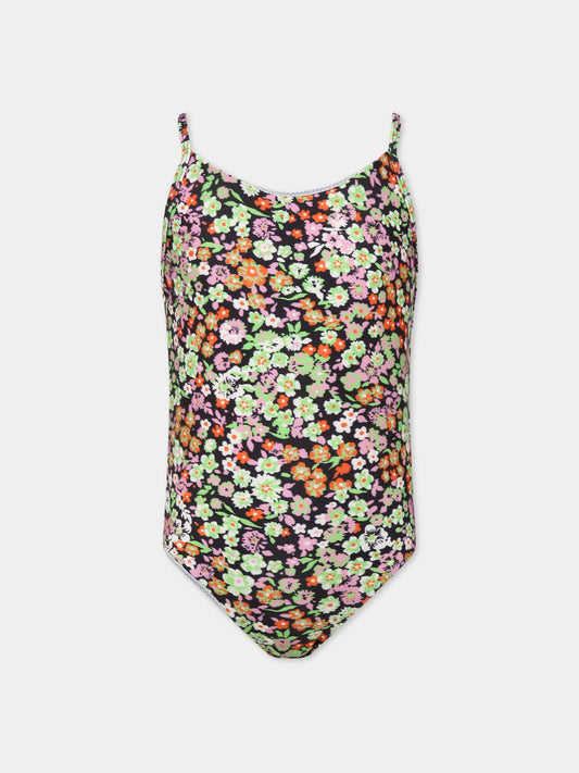 Costume multicolor per bambina con stampa floreale,Molo,8S23P514 6679