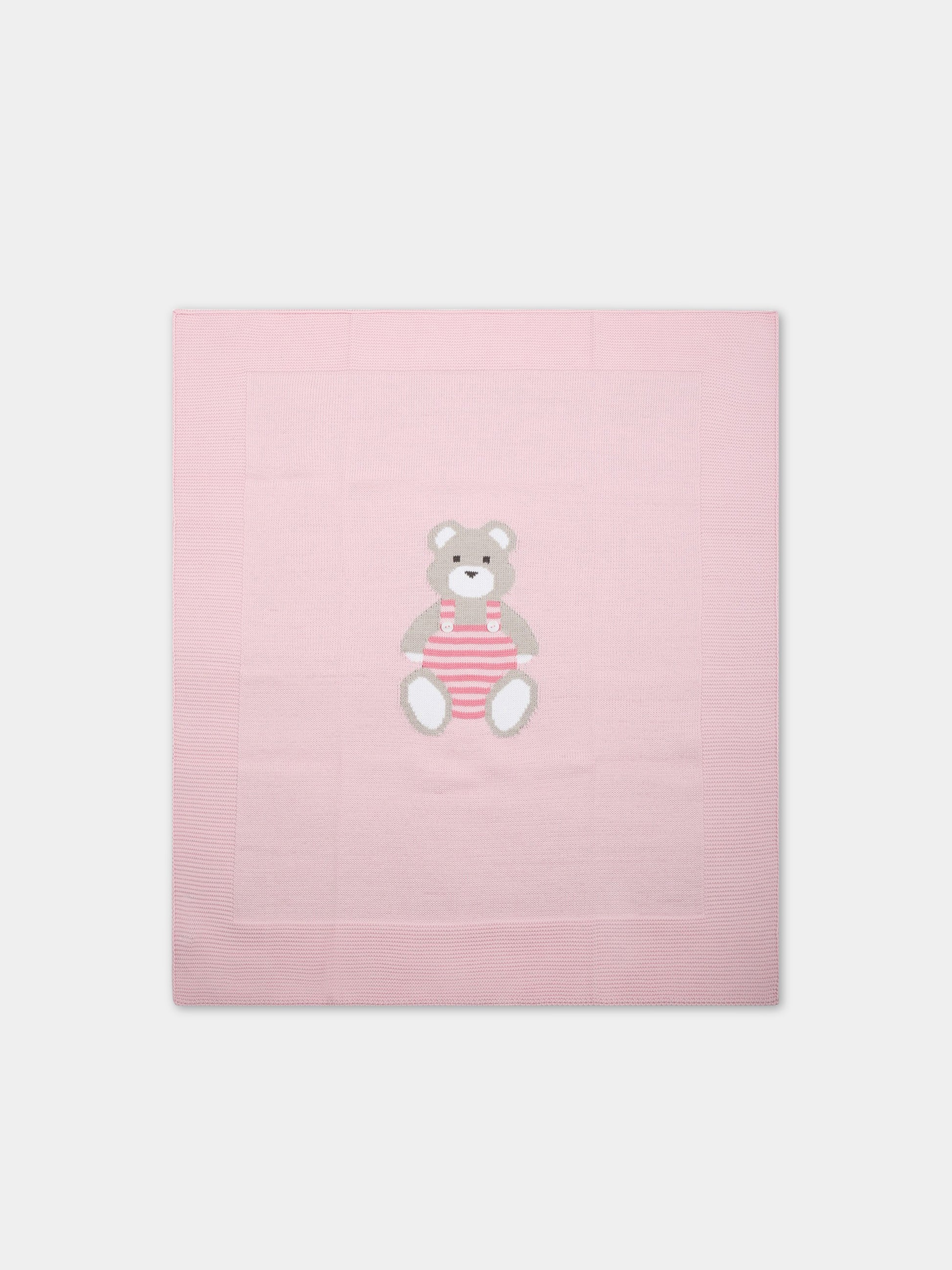 Coperta rosa per neonata,Little Bear,6124 ROSA