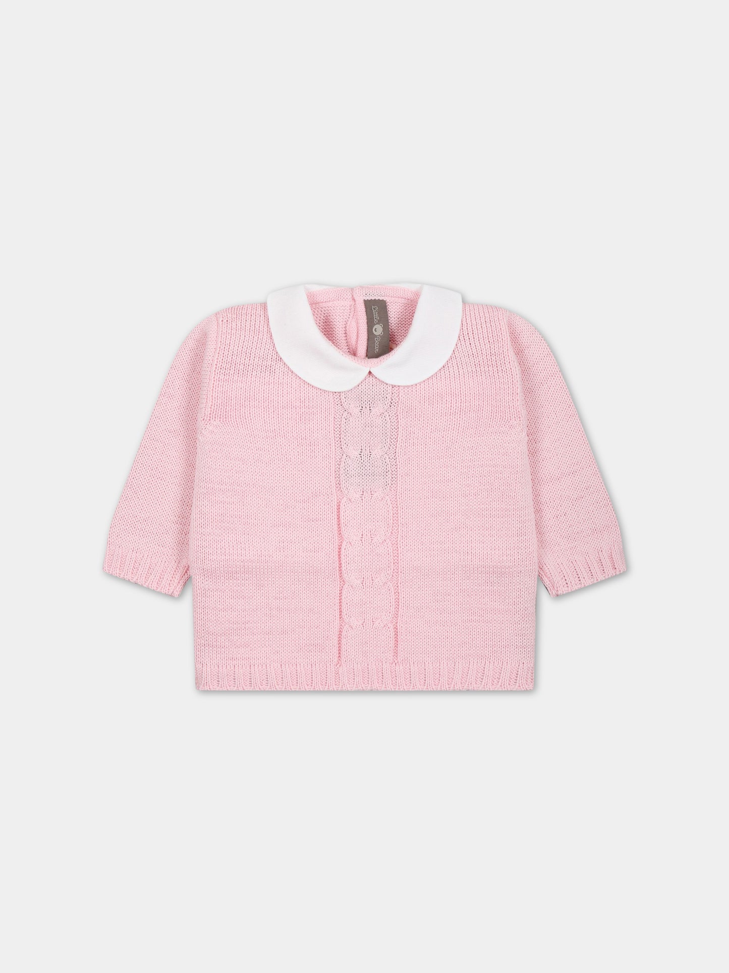 Maglione rosa per neonata,Little Bear,6023 ROSA
