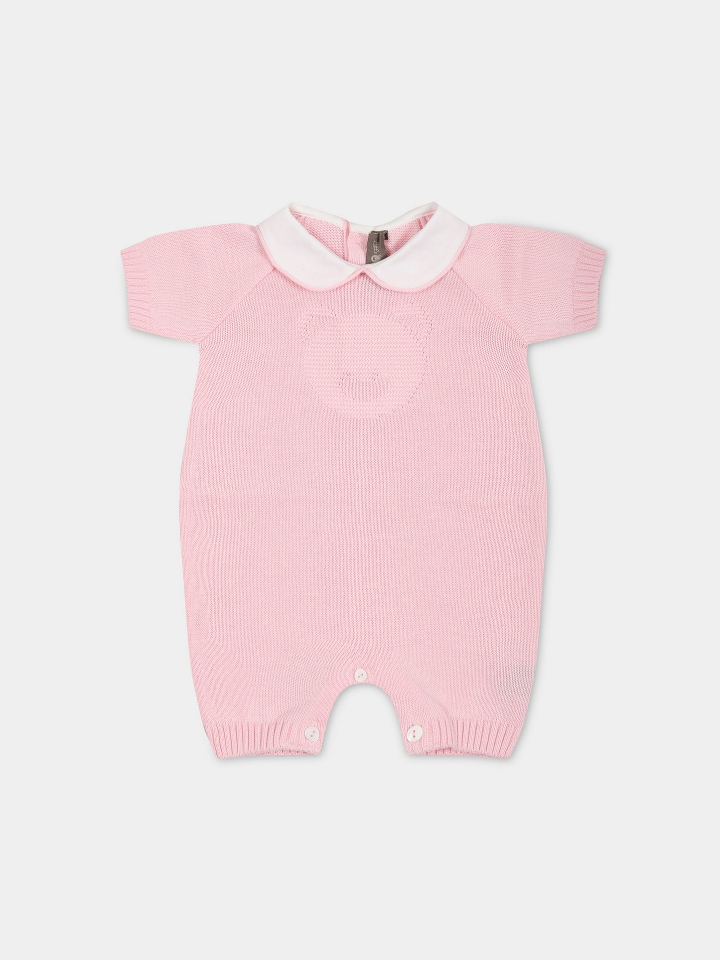 Pagliaccetto rosa per neonata,Little Bear,6111 ROSA