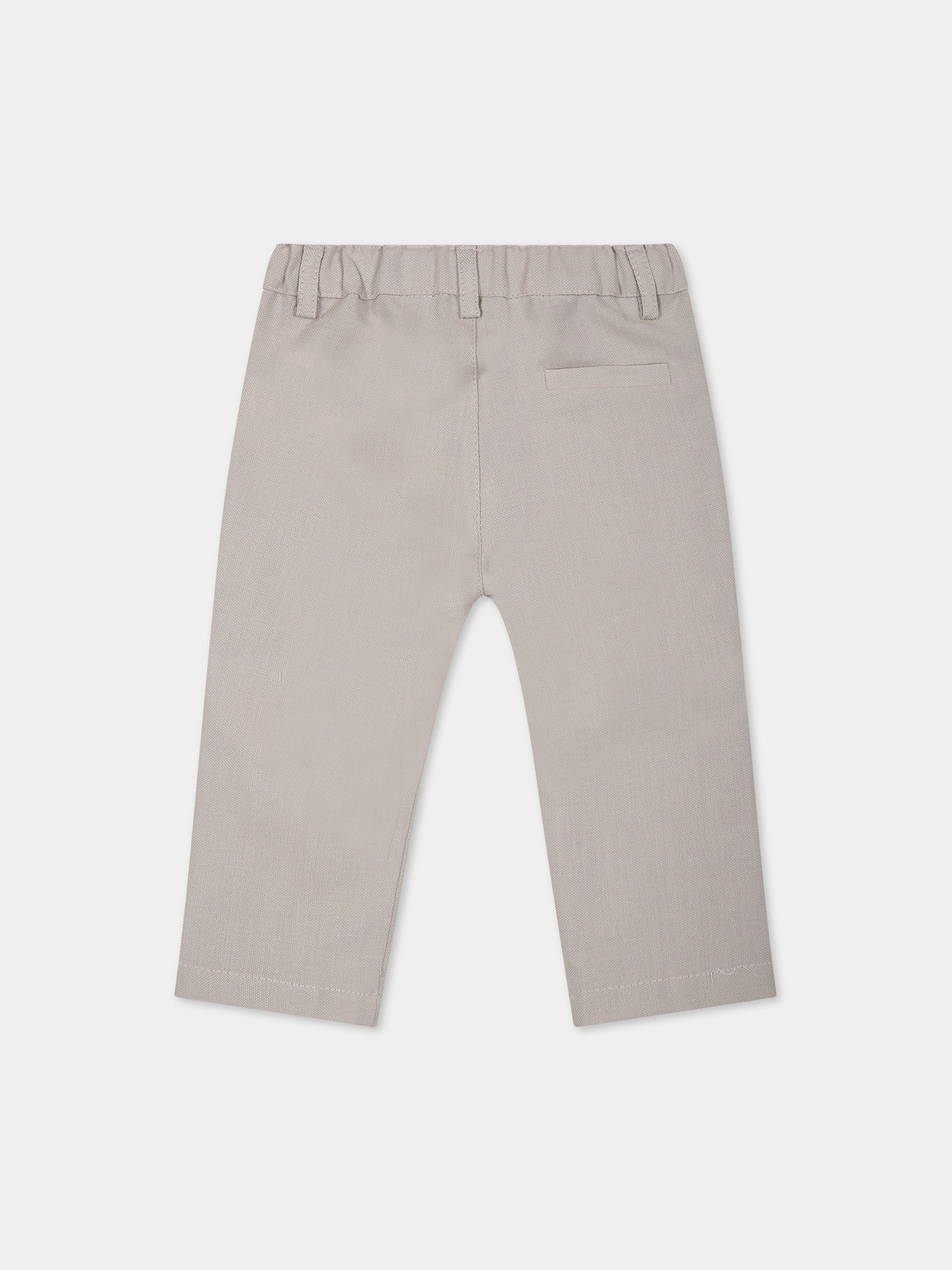 Pantaloni beige per neonato,Little Bear,6204 CORDA