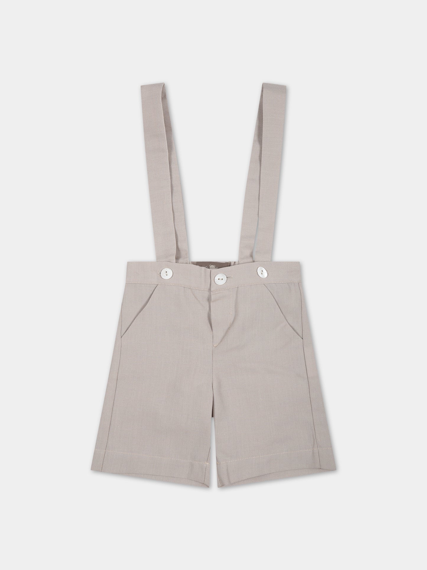 Shorts beige per neonato,Little Bear,6208 CORDA