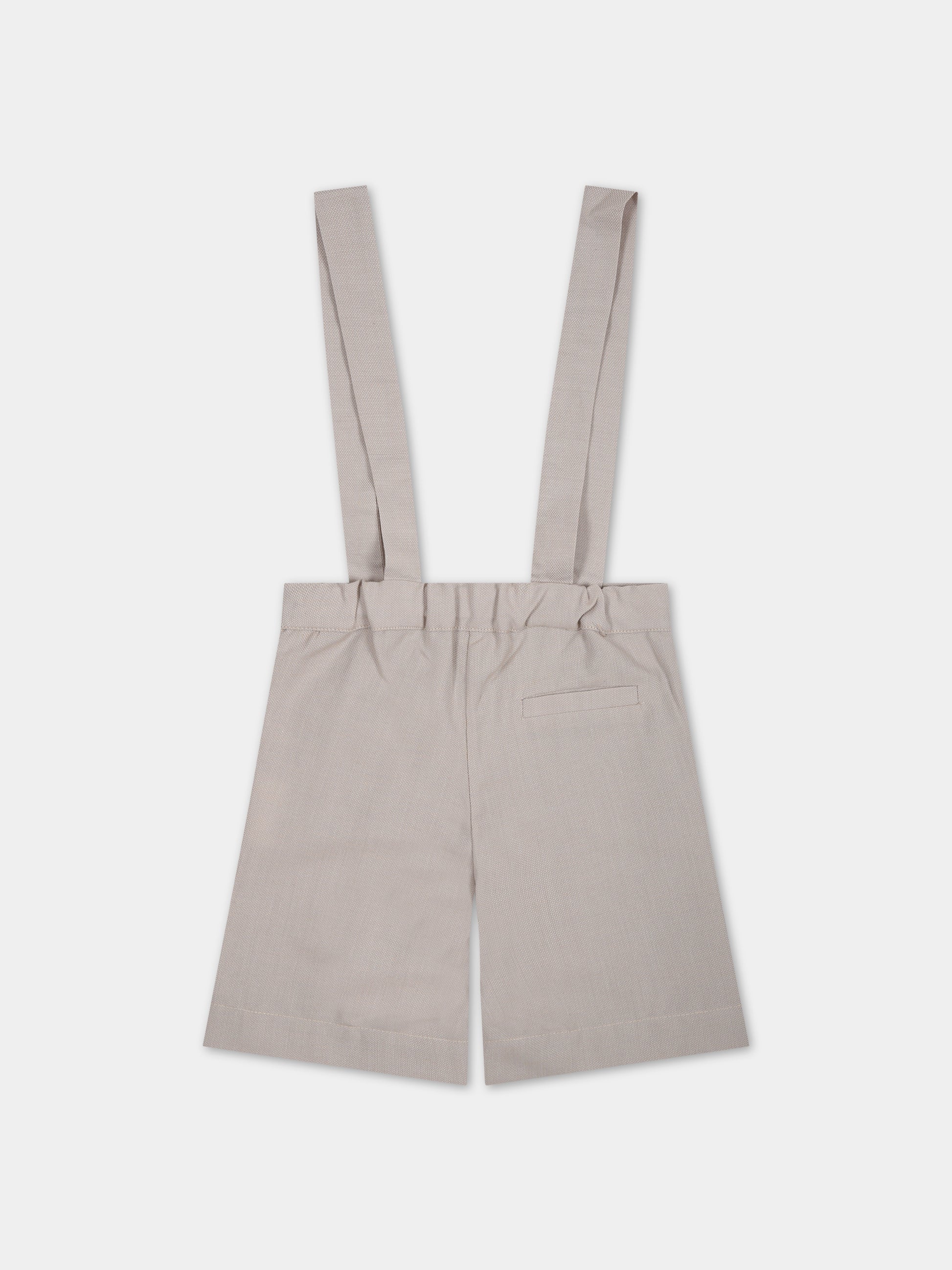 Shorts beige per neonato,Little Bear,6208 CORDA