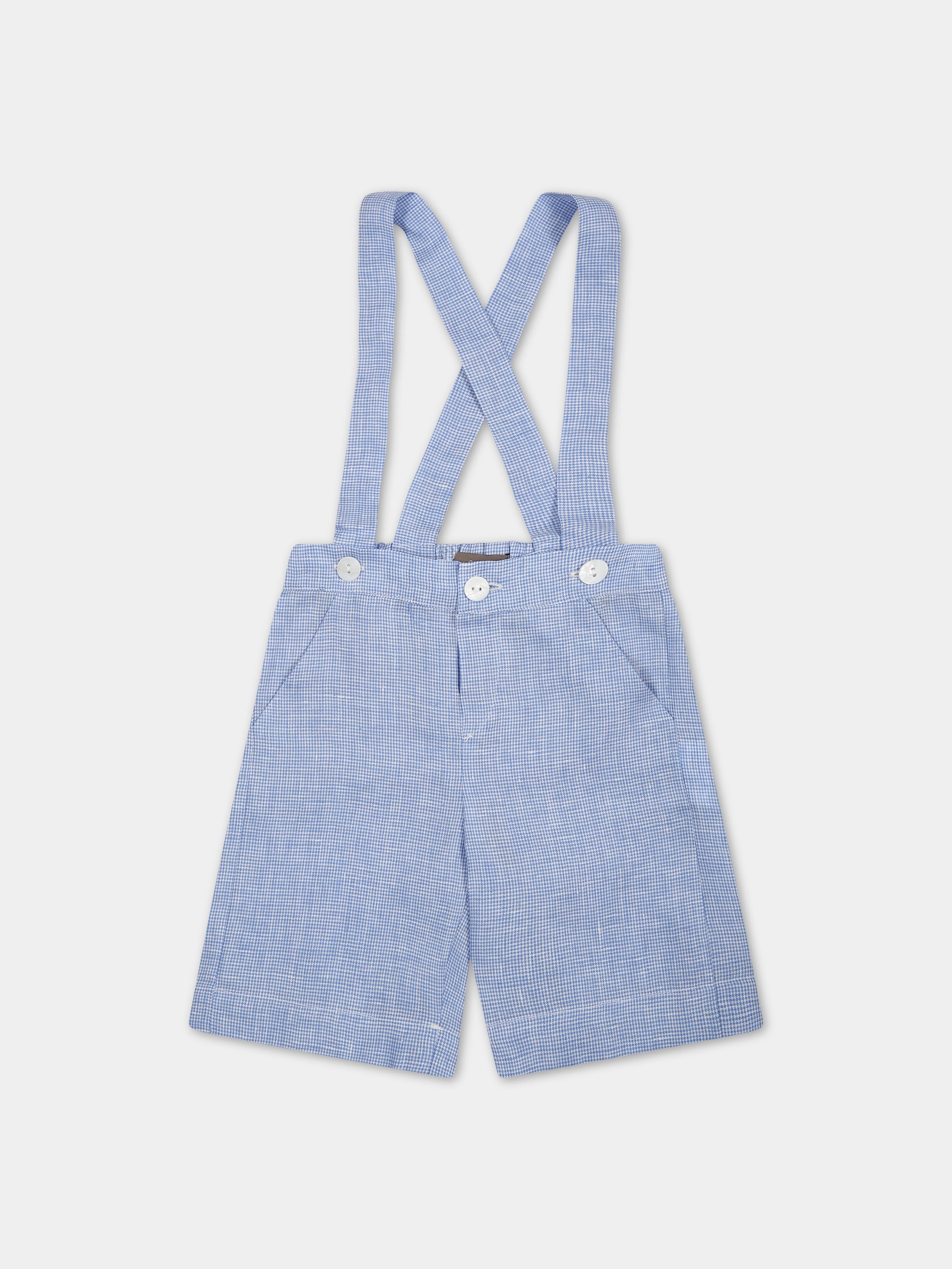 Pantaloni azzurri per neonato,Little Bear,6230 AZZURRO